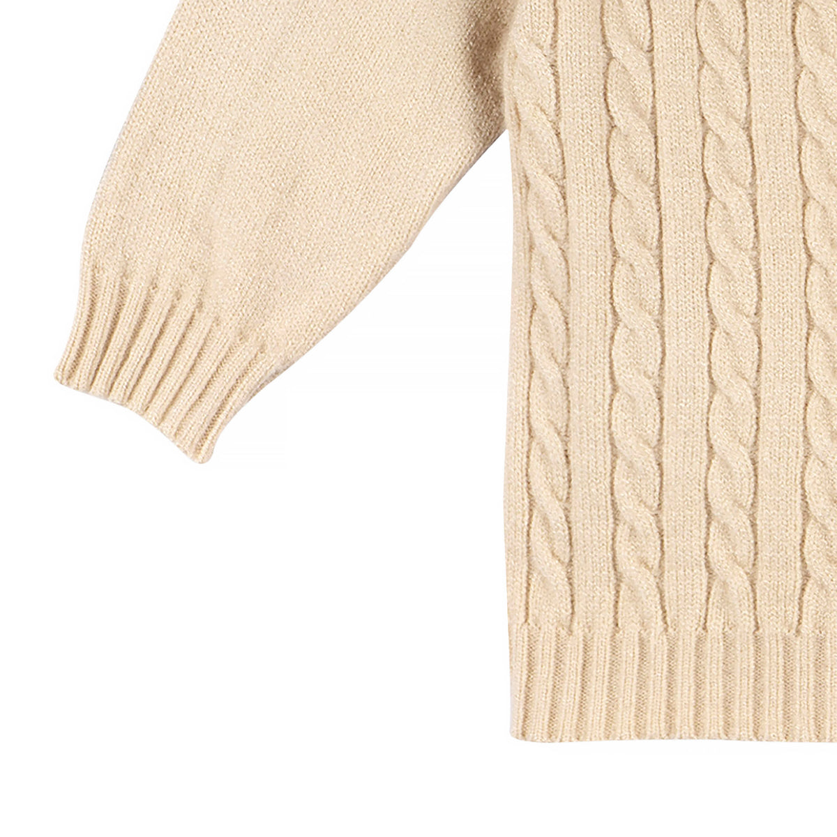 2-Piece Baby Neutral Tan Sweater Knit Set, view 4