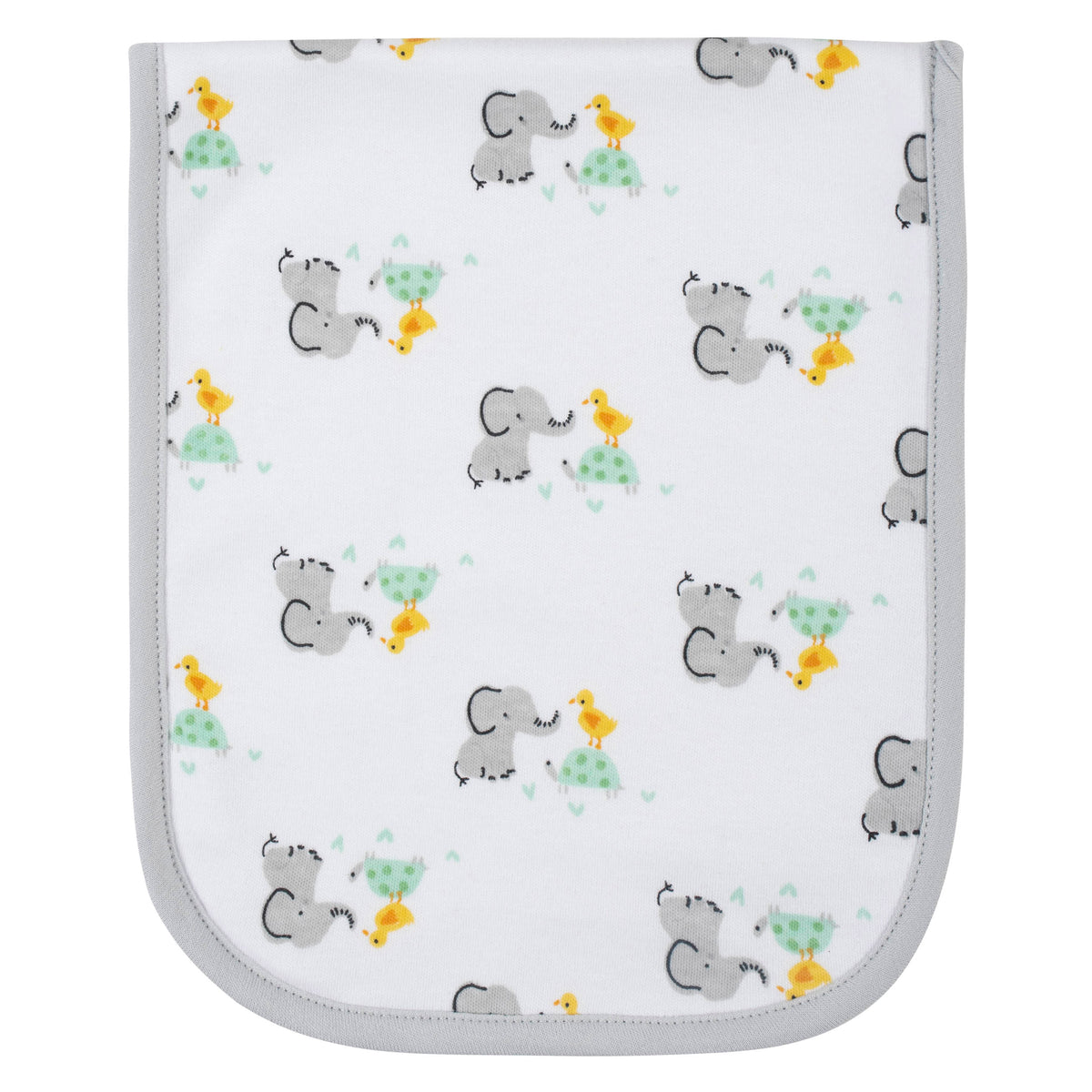 4-Pack Baby Neutral Baby Animals Terry Burp Cloths, view 2
