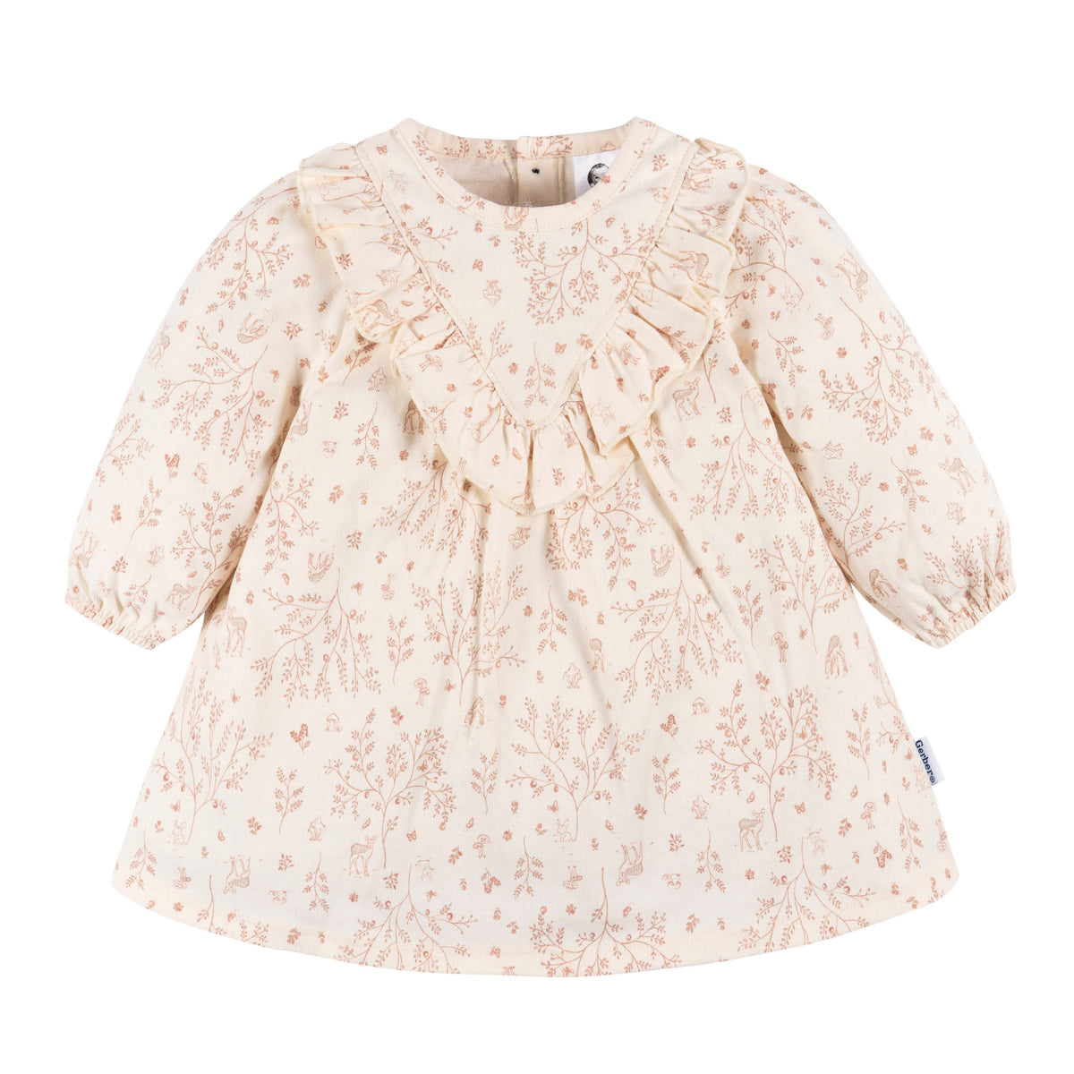 2-Piece Baby Girls Woodland Dress & Legging Set, view 2