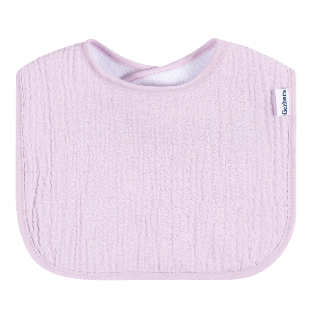8-Pack Baby Girls Multi Drooling Bibs, view 4