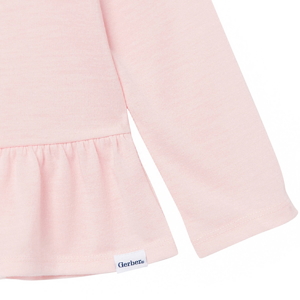 2-Piece Toddler Girls Deer Peplum Pajama Set, view 3