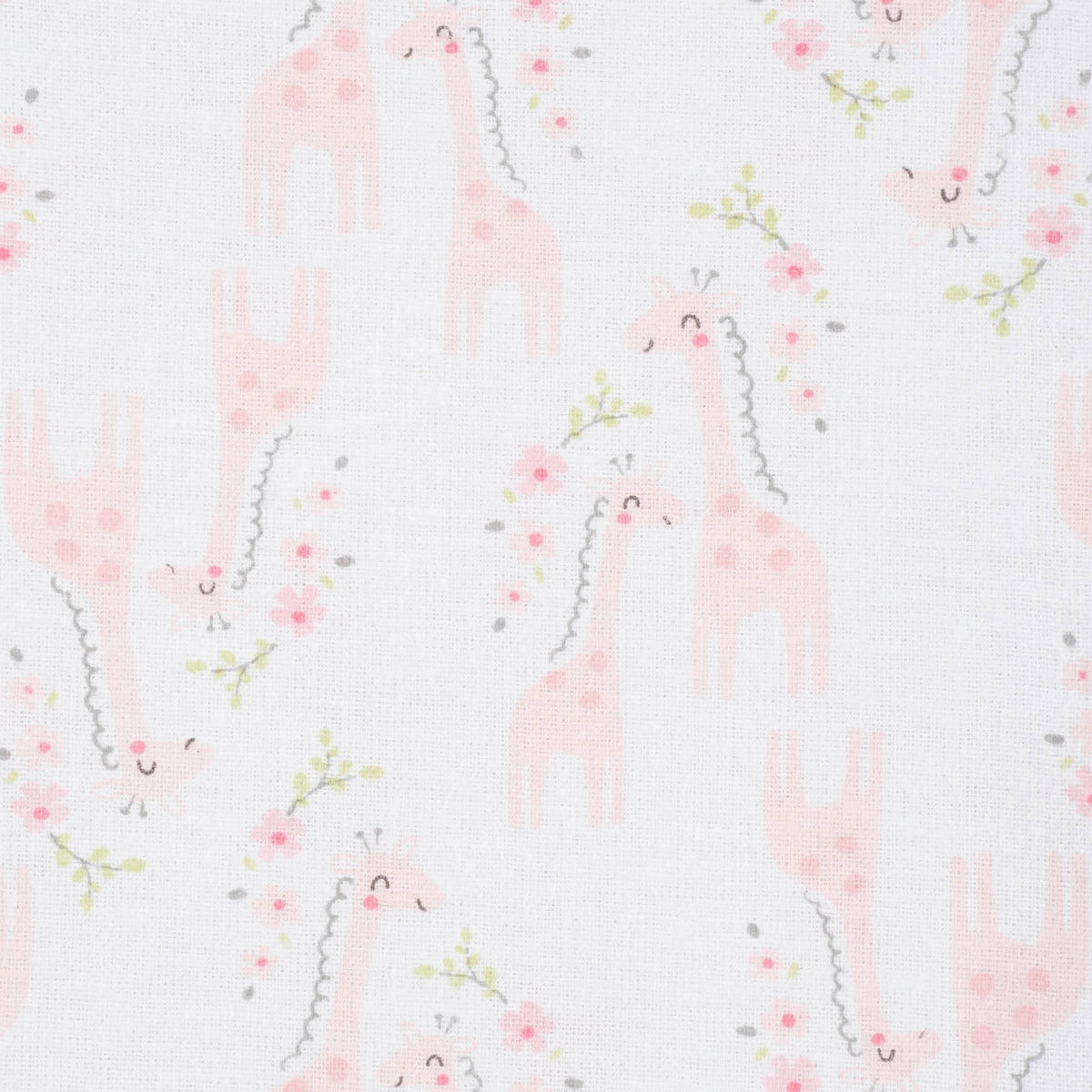 5-Pack Baby Girls Mommy & Me Giraffe Flannel Receiving Blankets, view 5