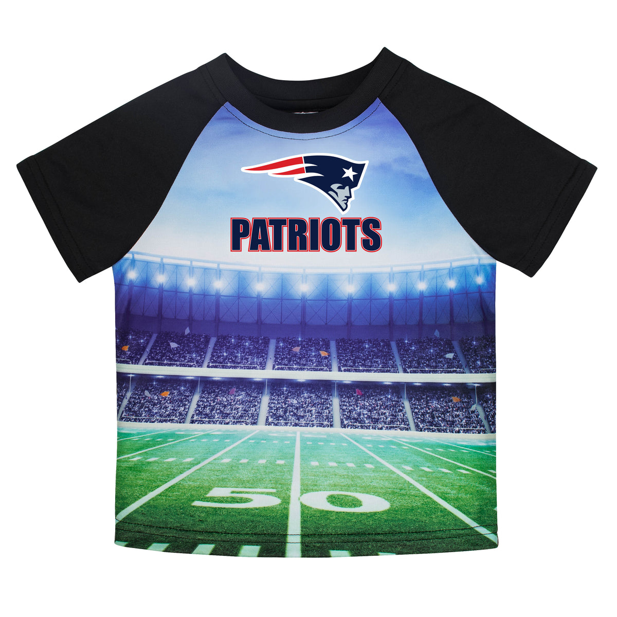 New England Patriots Toddler Boys Short Sleeve Tee Shirt