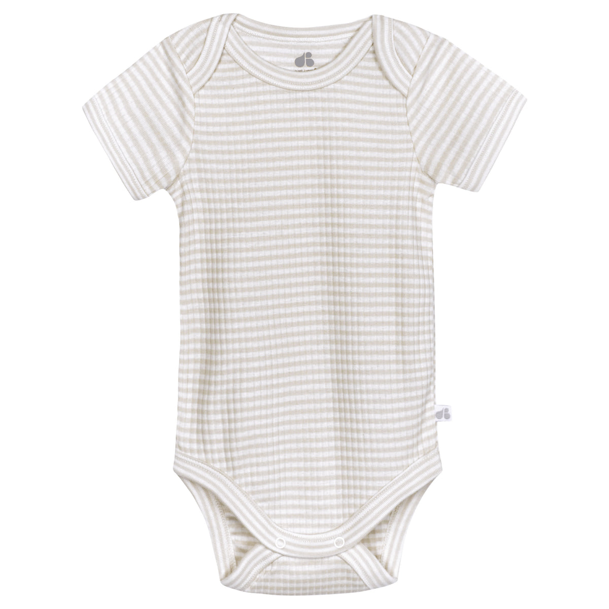3-Pack Baby Neutral Natural Leaves Short Sleeve Bodysuits, view 11