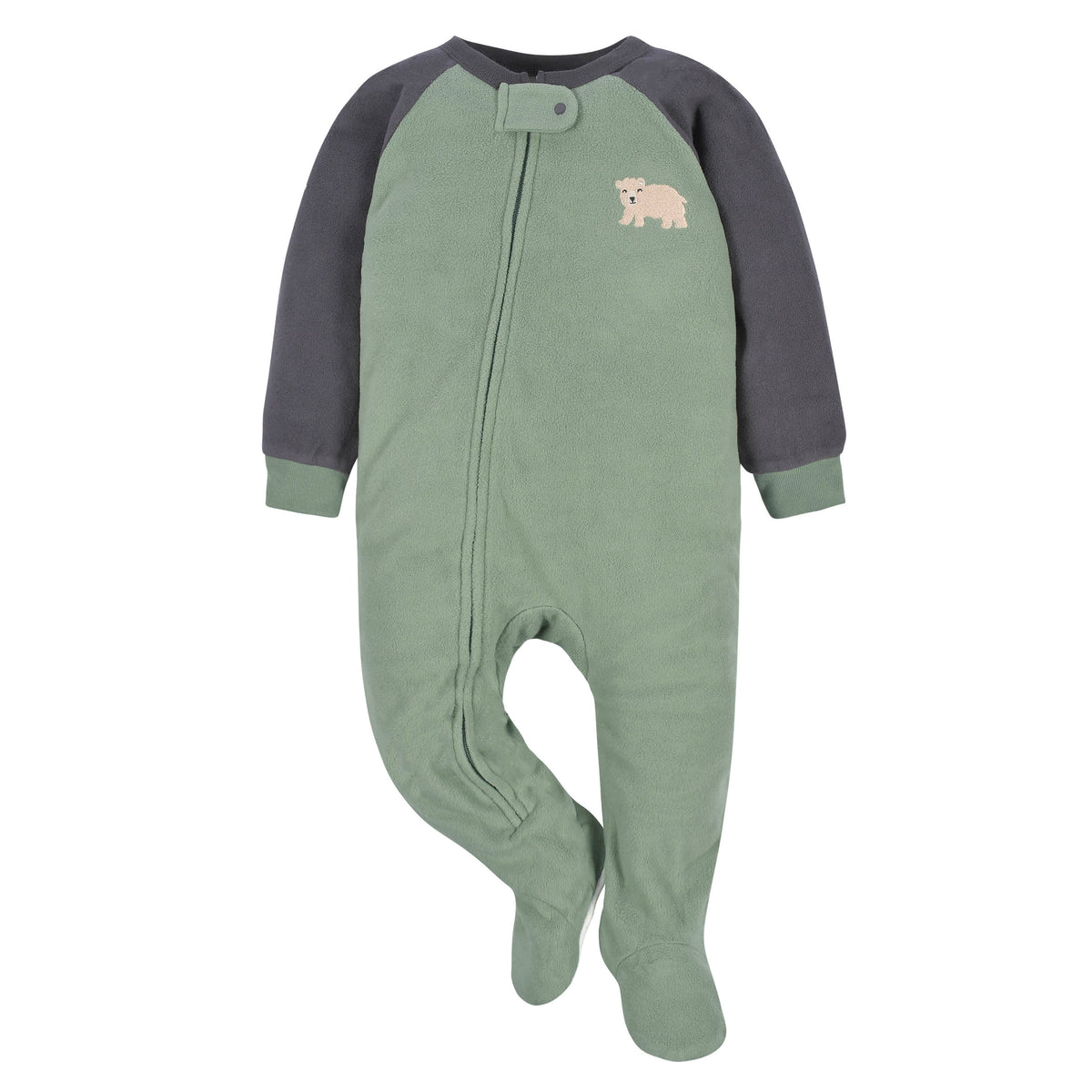 2-Pack Baby & Toddler Boys Brown Bears Fleece Pajamas, view 2