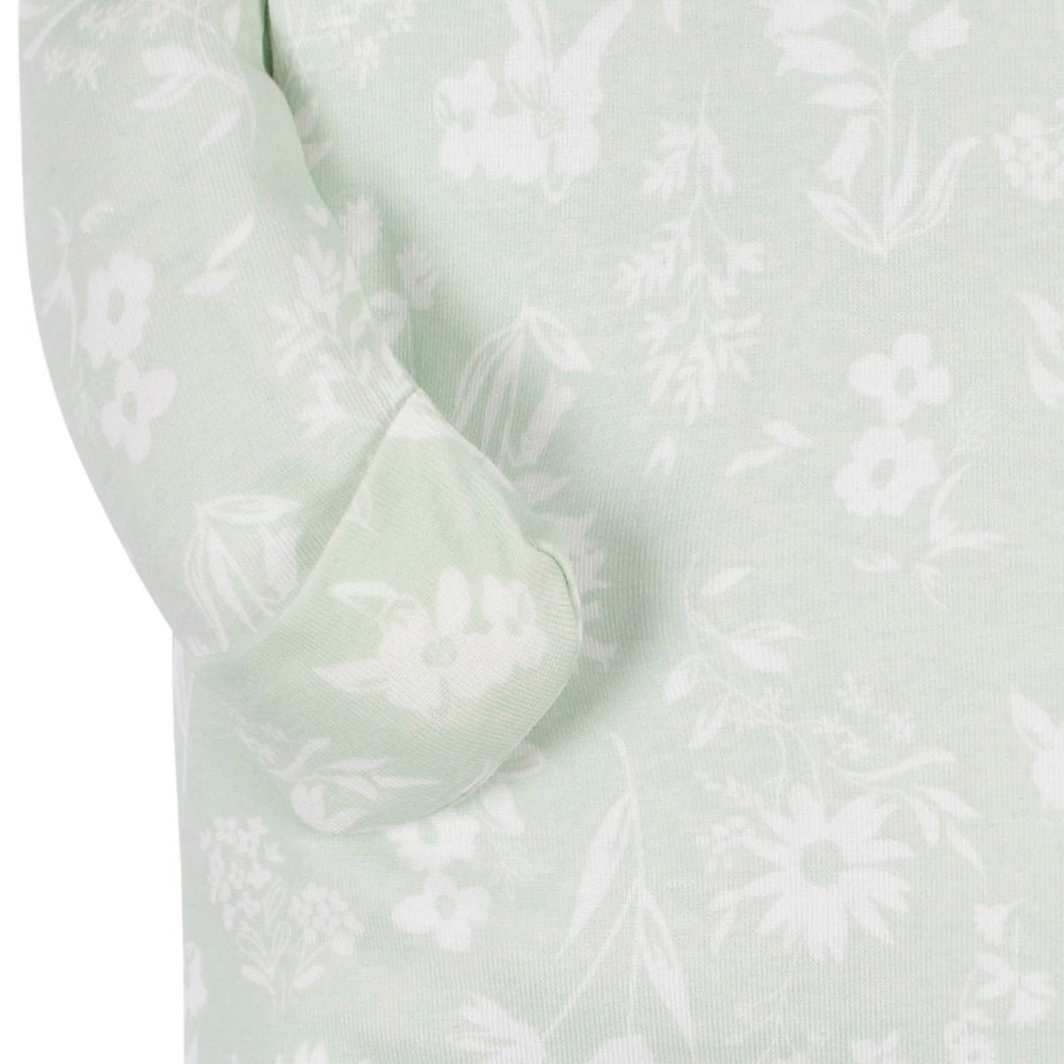 2-Piece Baby Girls Wildflower Gown & Cap Set, view 3