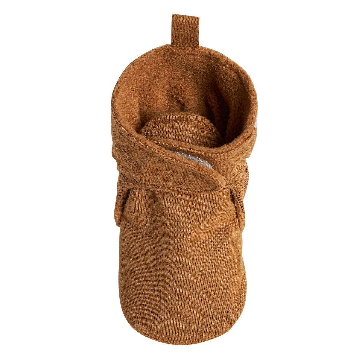 Baby Neutral Brown Soft Booties, view 6