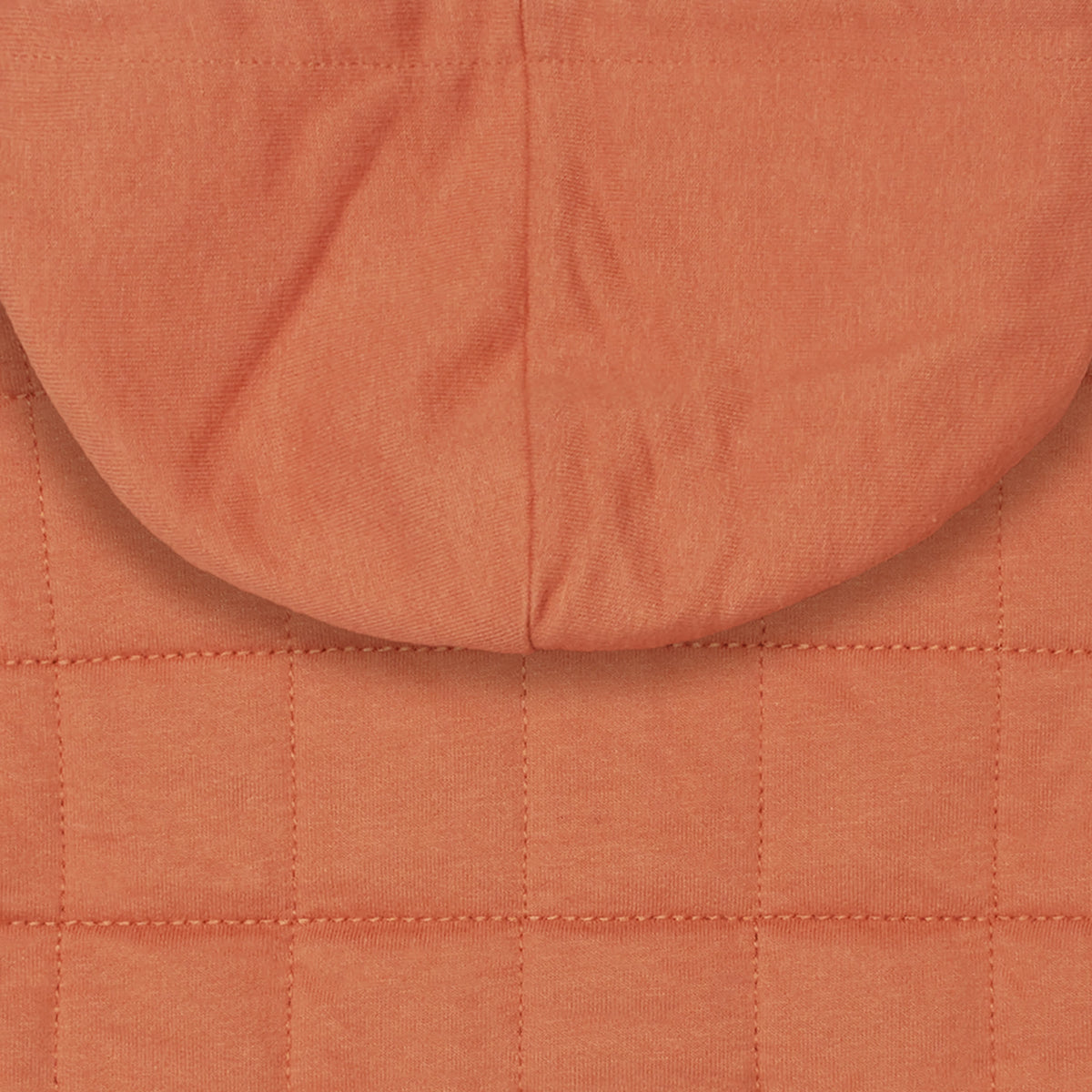 Modern Moments by Gerber Infant & Toddler Boys Orange Quilted Hooded Vest, view 5