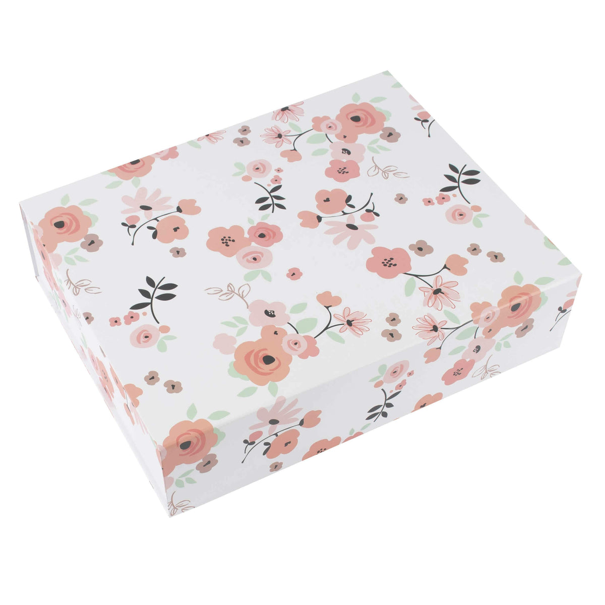 White Floral Deluxe Gift Box