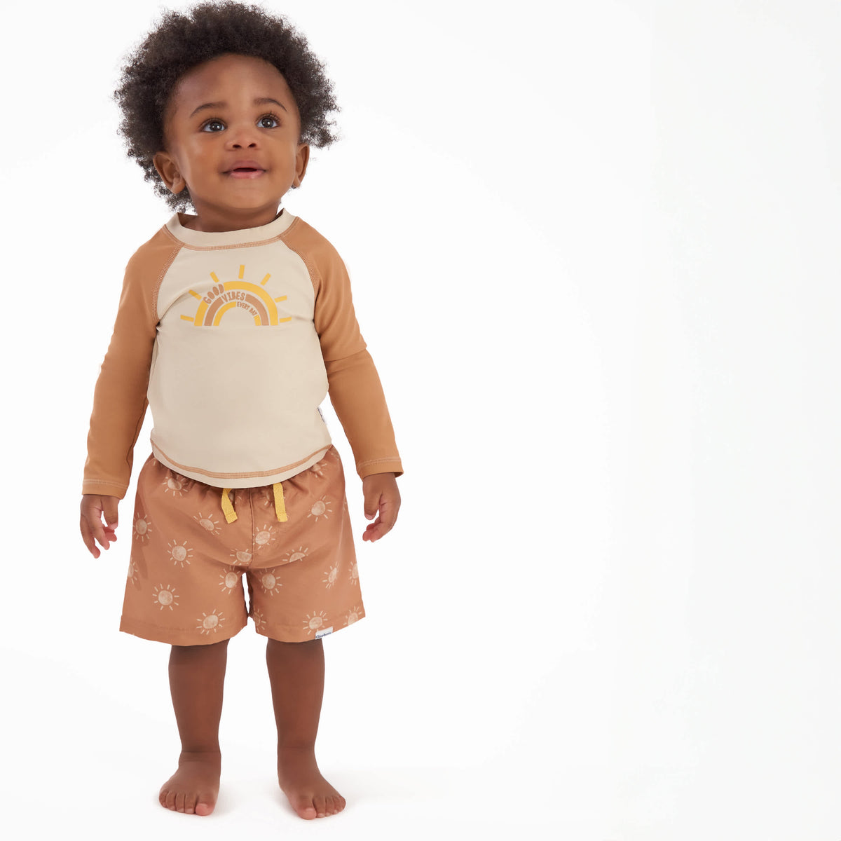 2-Piece Baby & Toddler Boys Suns Rashguard Set, view 4