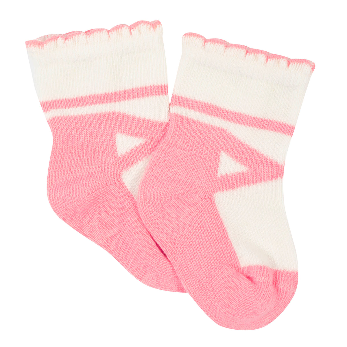 6-Pack Baby Girls Ballerina Wiggleproof Socks, view 2
