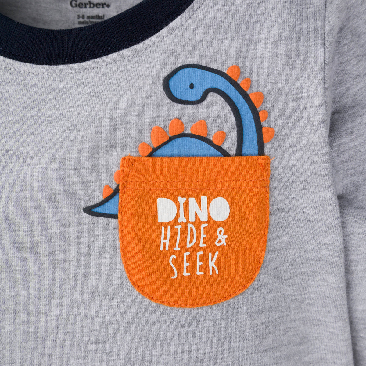 2-Piece Baby & Toddler Boys Dinosaurs Long Sleeve Shirt & Jogger Pants Set, view 2