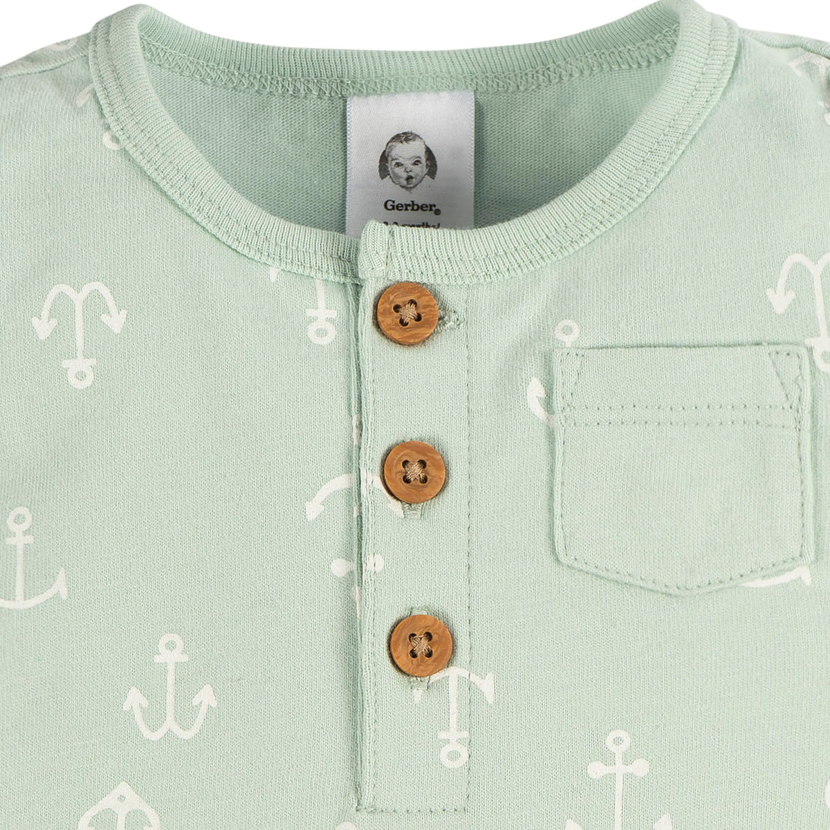 2-Pack Baby Boys Nautical Romper, view 6
