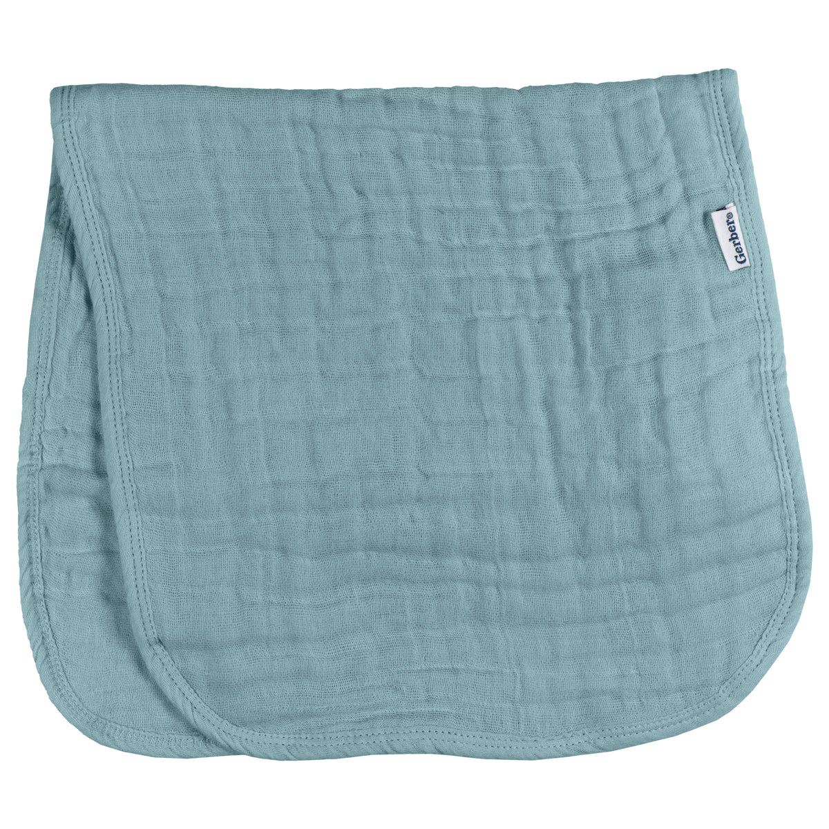 6-Pack Baby Girls Multi Rainbow Muslin Burpcloth, view 6