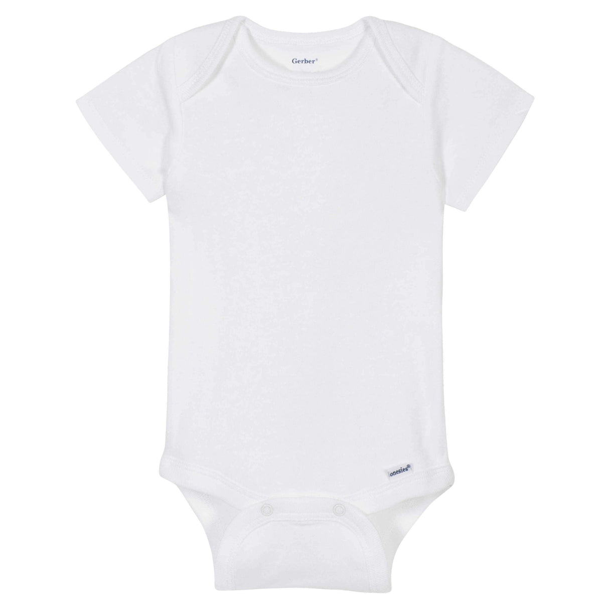 15-Pack White Short Sleeve Onesies Bodysuits, view 3