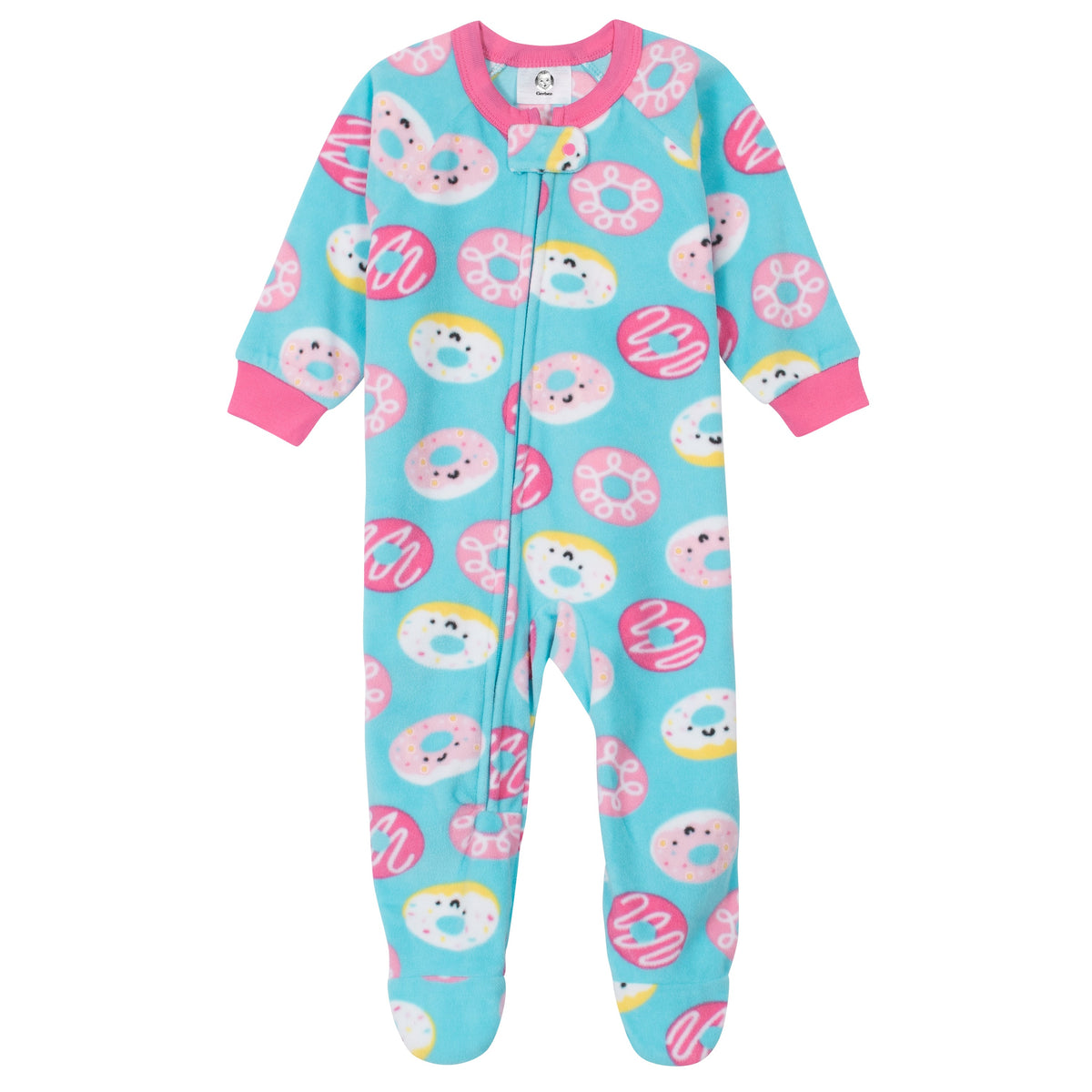 Baby Girls Donuts Fleece Pajamas