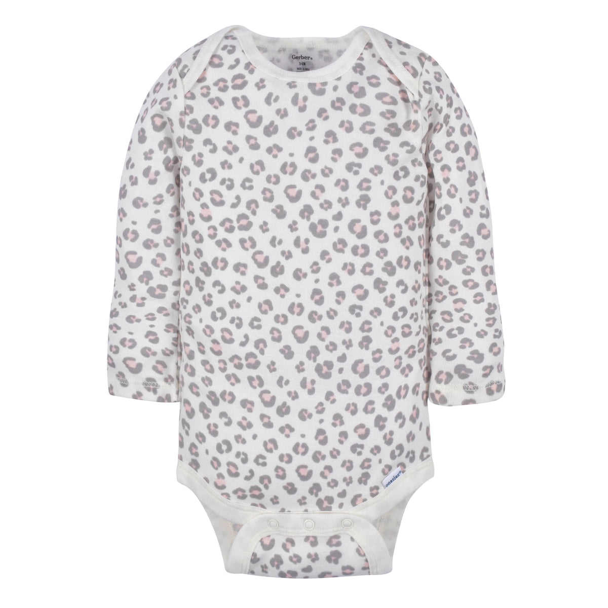 3-Pack Baby Girls Ballerina Long Sleeve Onesies Bodysuits, view 3