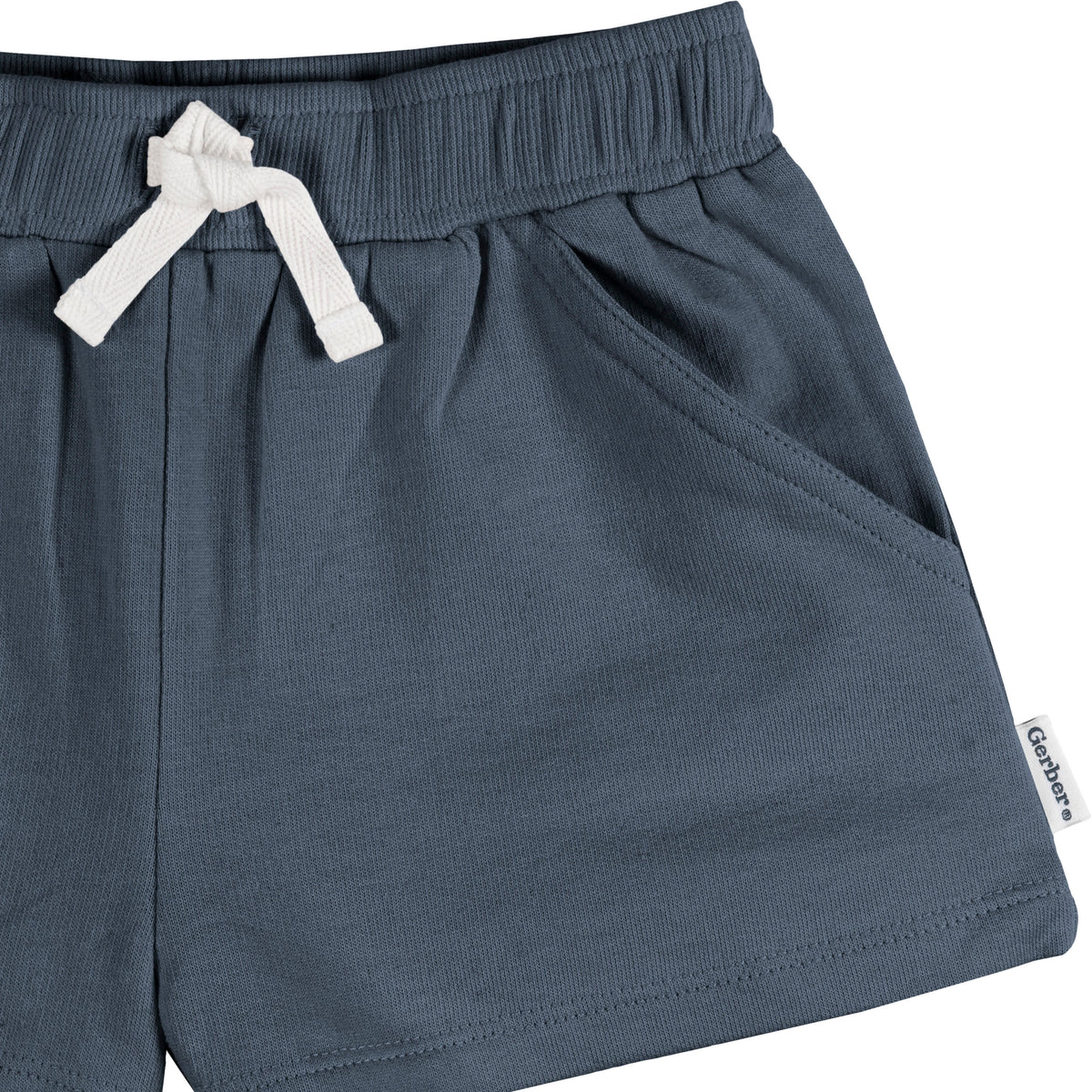3-Pack Baby & Toddler Girls Pink/White/Navy Knit Short, view 3