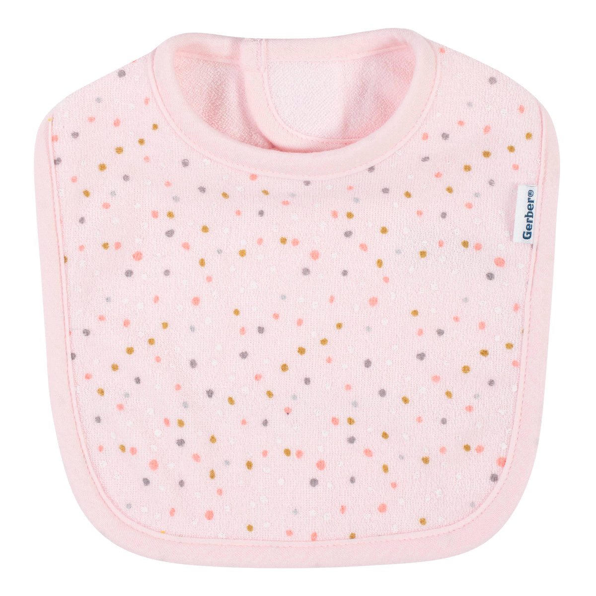 4-Pack Baby Girls Ballerina Dribbler Bibs, view 2