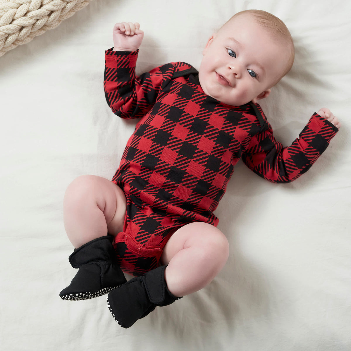 6-Pack Baby Neutral Deer Long Sleeve Onesies Bodysuits, view 2