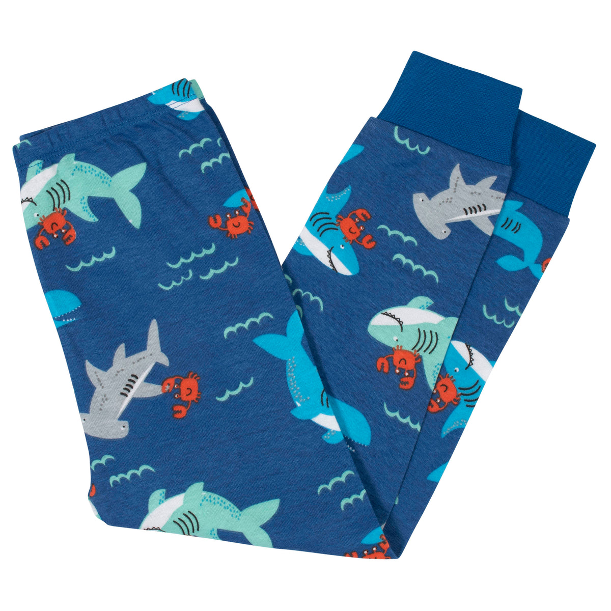 4-Piece Boys Sea Cotton Pajamas, view 2