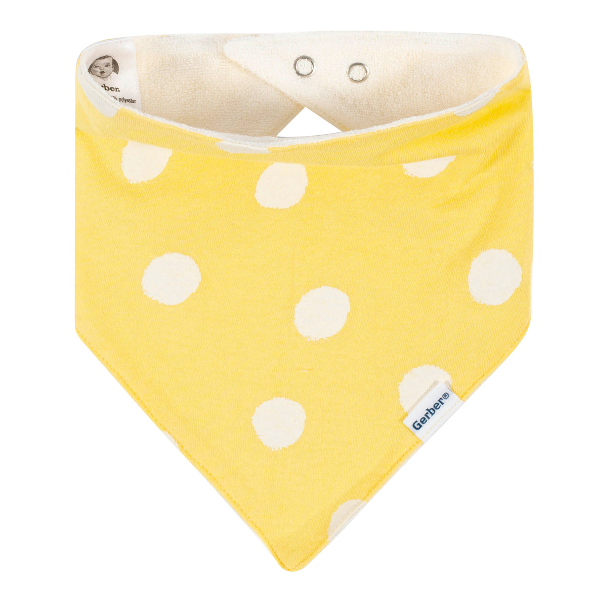 4-Pack Baby Girls Fox Bandana Bibs, view 4