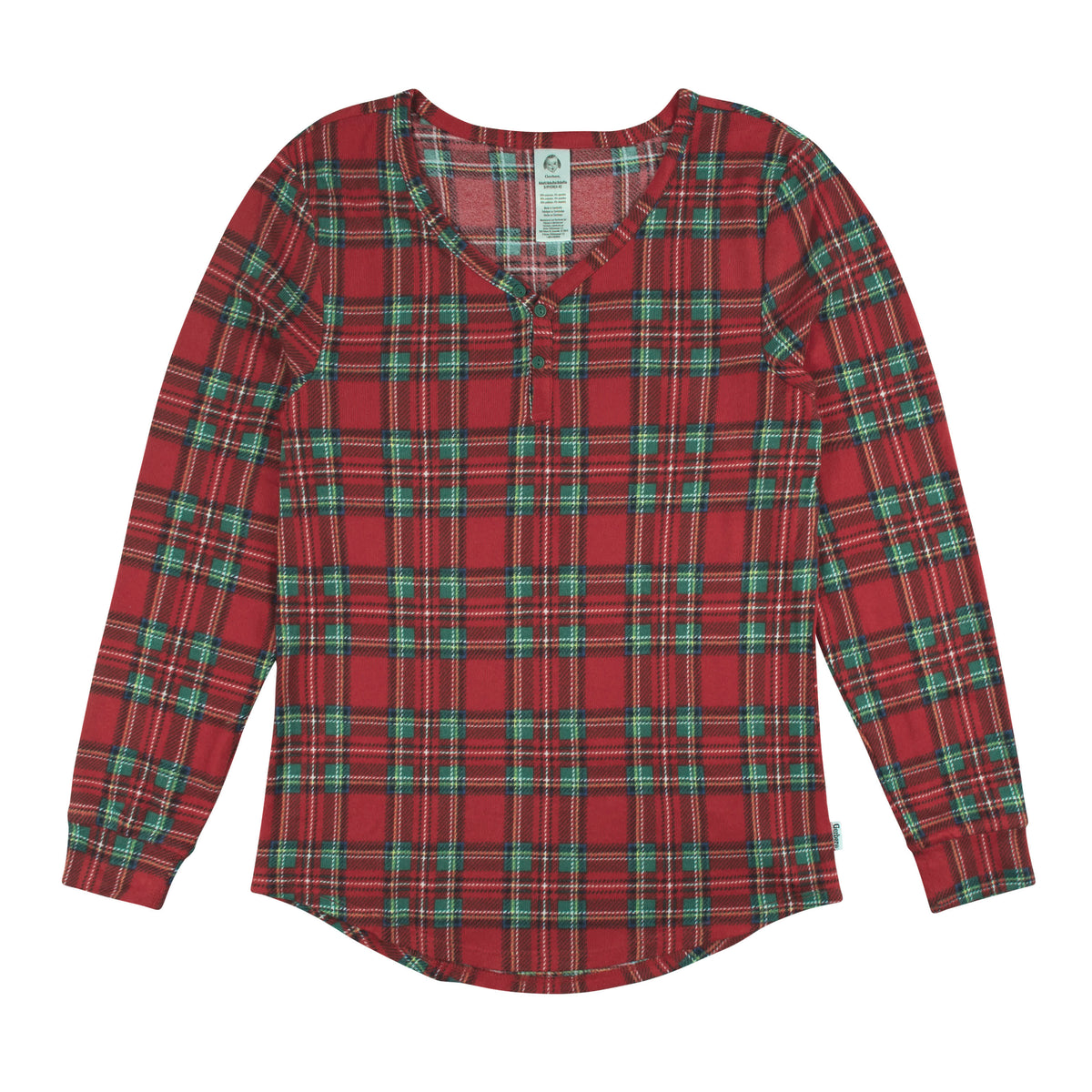 2-Piece Women's Stewart Plaid Pajama Set, view 2