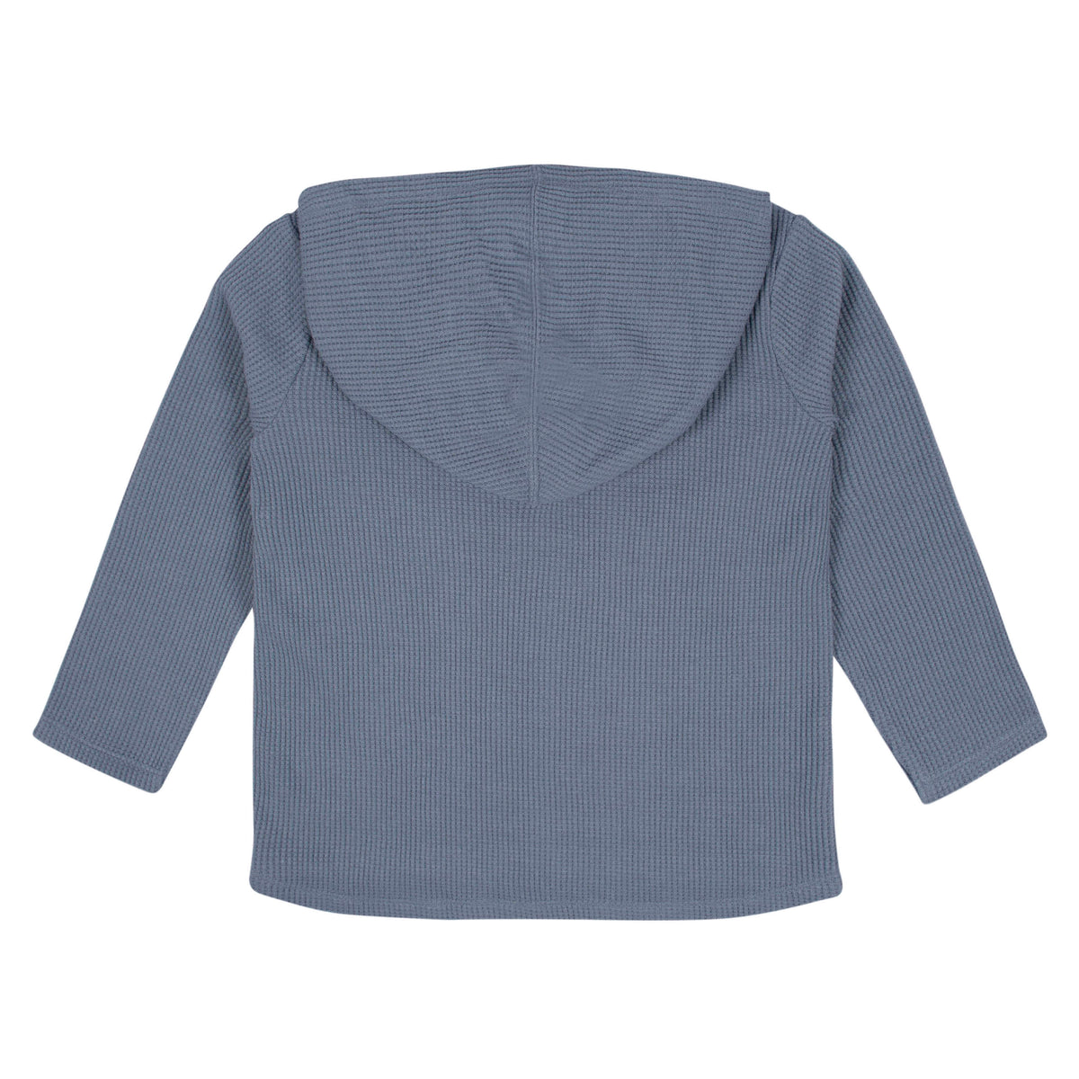 2-Piece Infant & Toddler Boys Dusty Blue Waffle Hoodie & Jogger Set, view 3