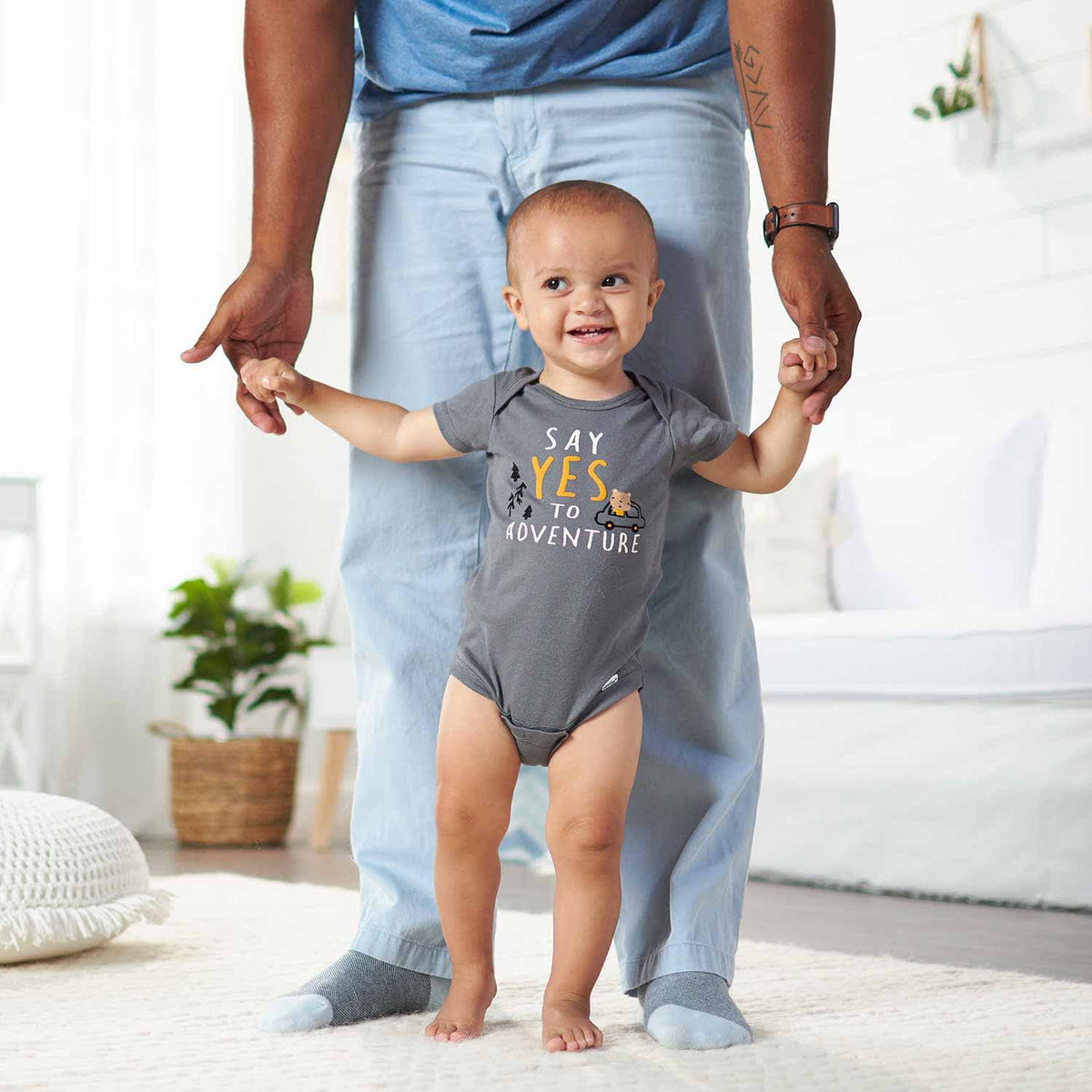 5-Pack Baby Boys Construction Short Sleeve Onesies Bodysuits, view 9