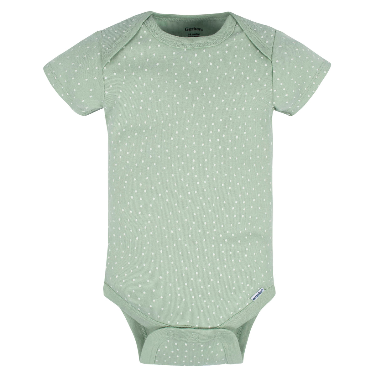 8-Pack Baby Girls Golden Floral Onesies Bodysuits, view 3