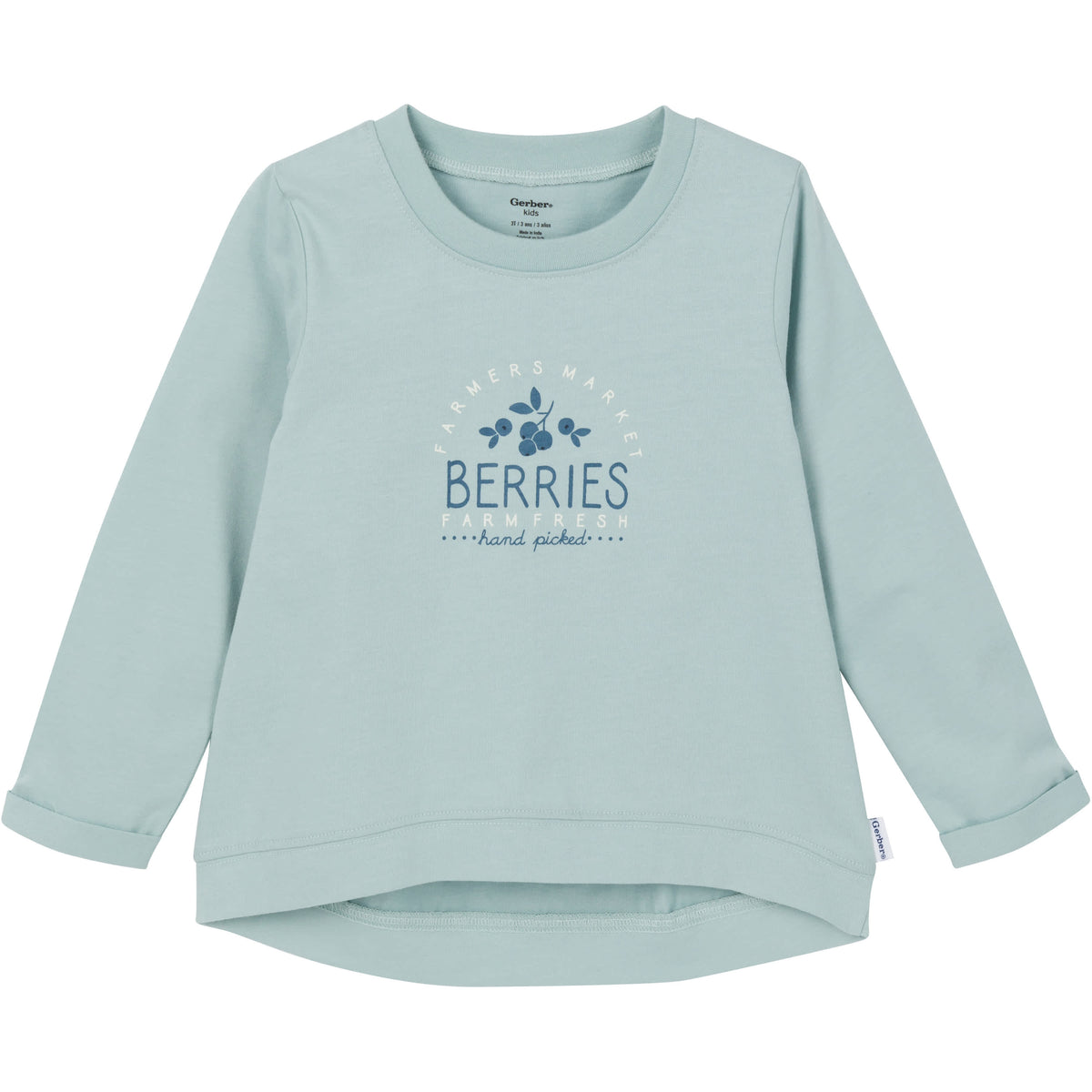 3-Piece Toddler Girls Blue Tunics and Leggings, view 5