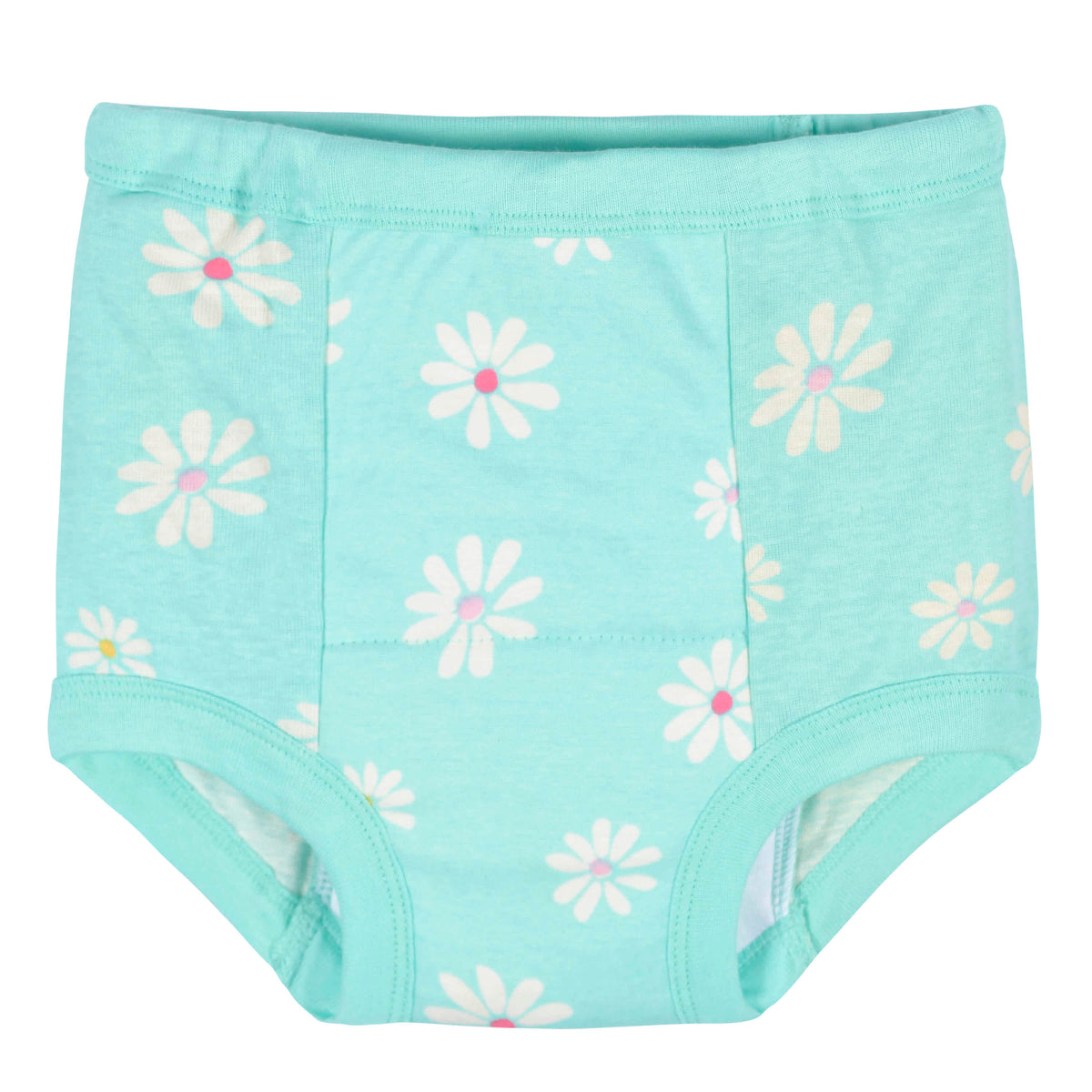4-Pack Toddler Girls Rainbows & Daisies Training Pants, view 3
