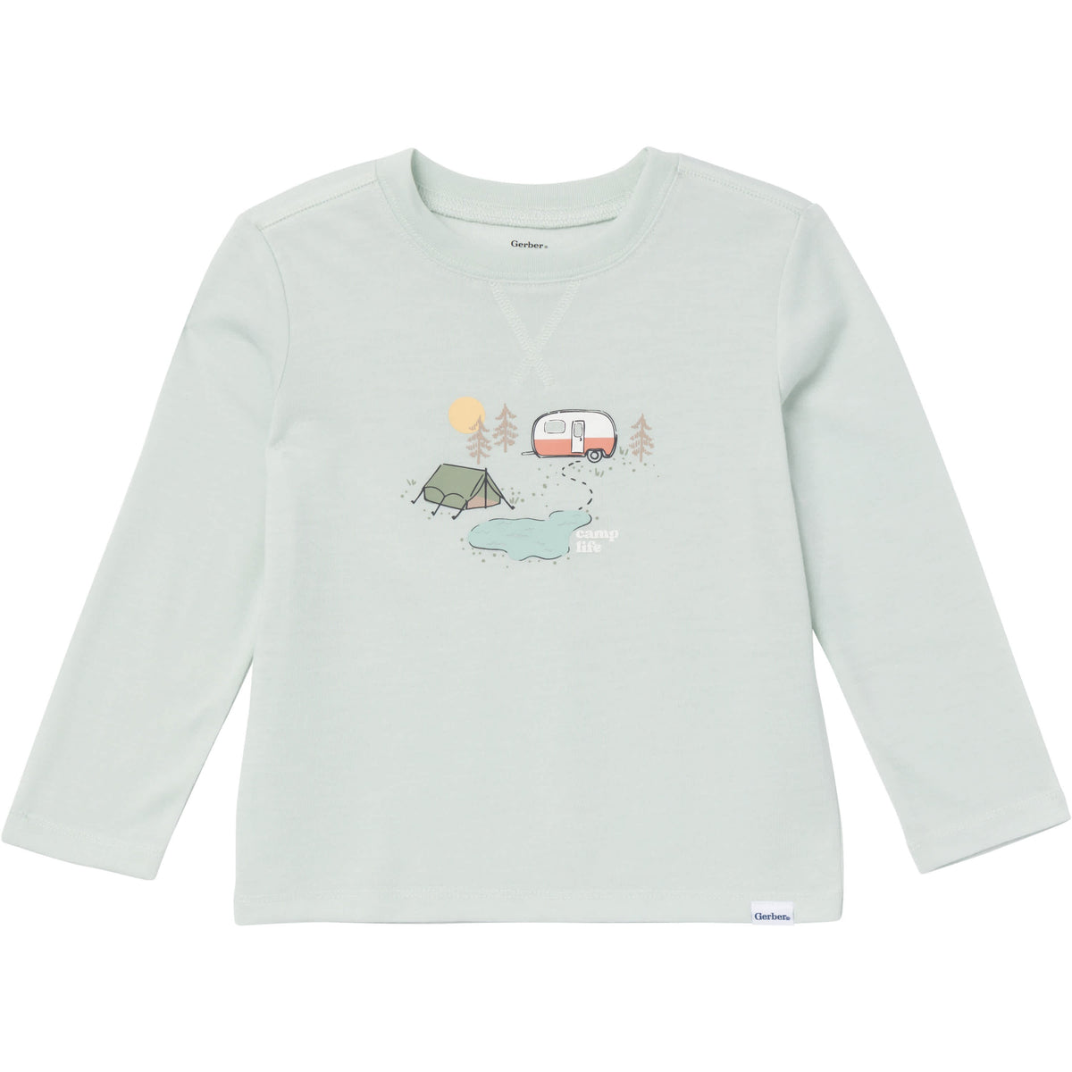 2-Piece Toddler Boys Camp Pajama Set, view 2