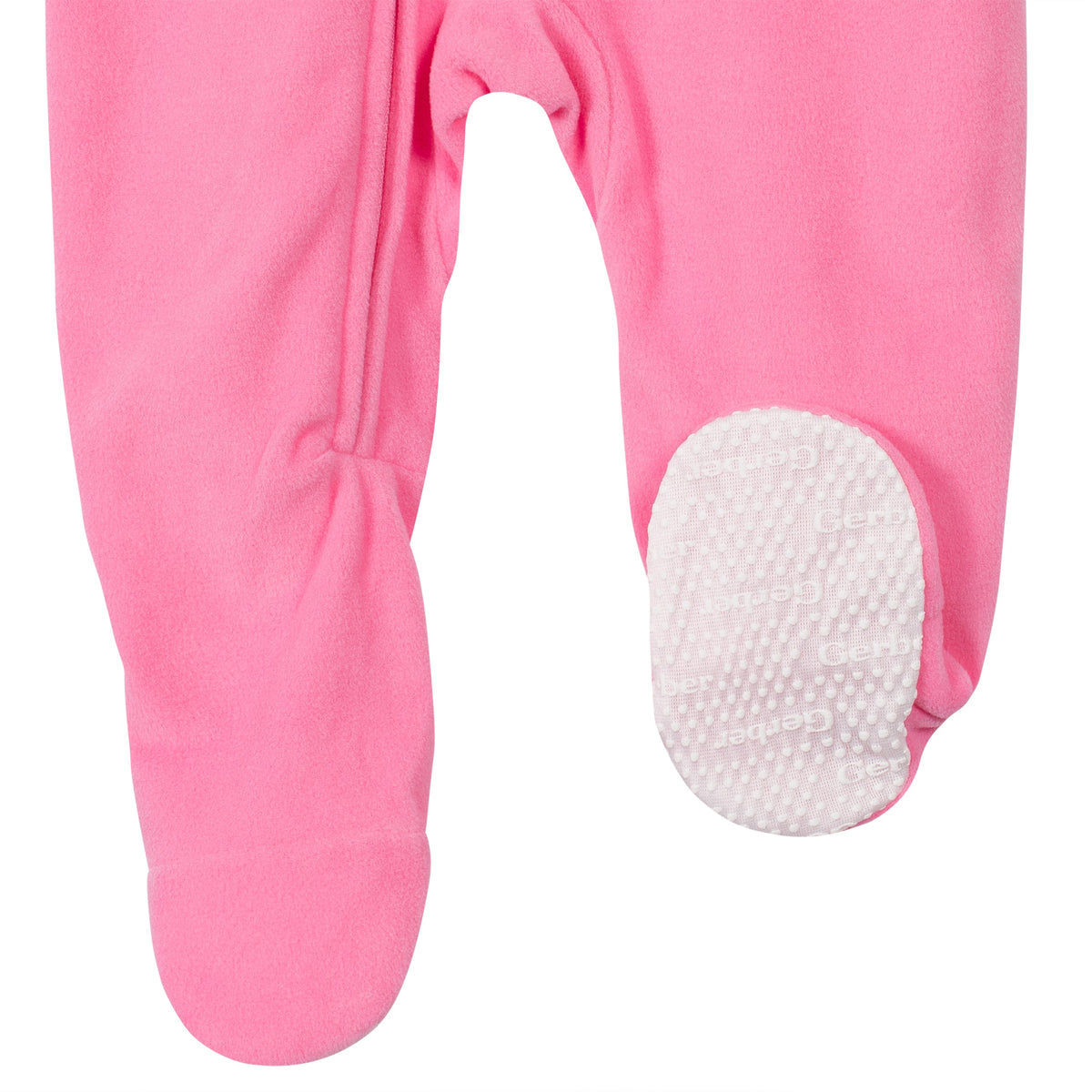 2-Pack Baby Girls Unicorn Blanket Sleepers, view 3