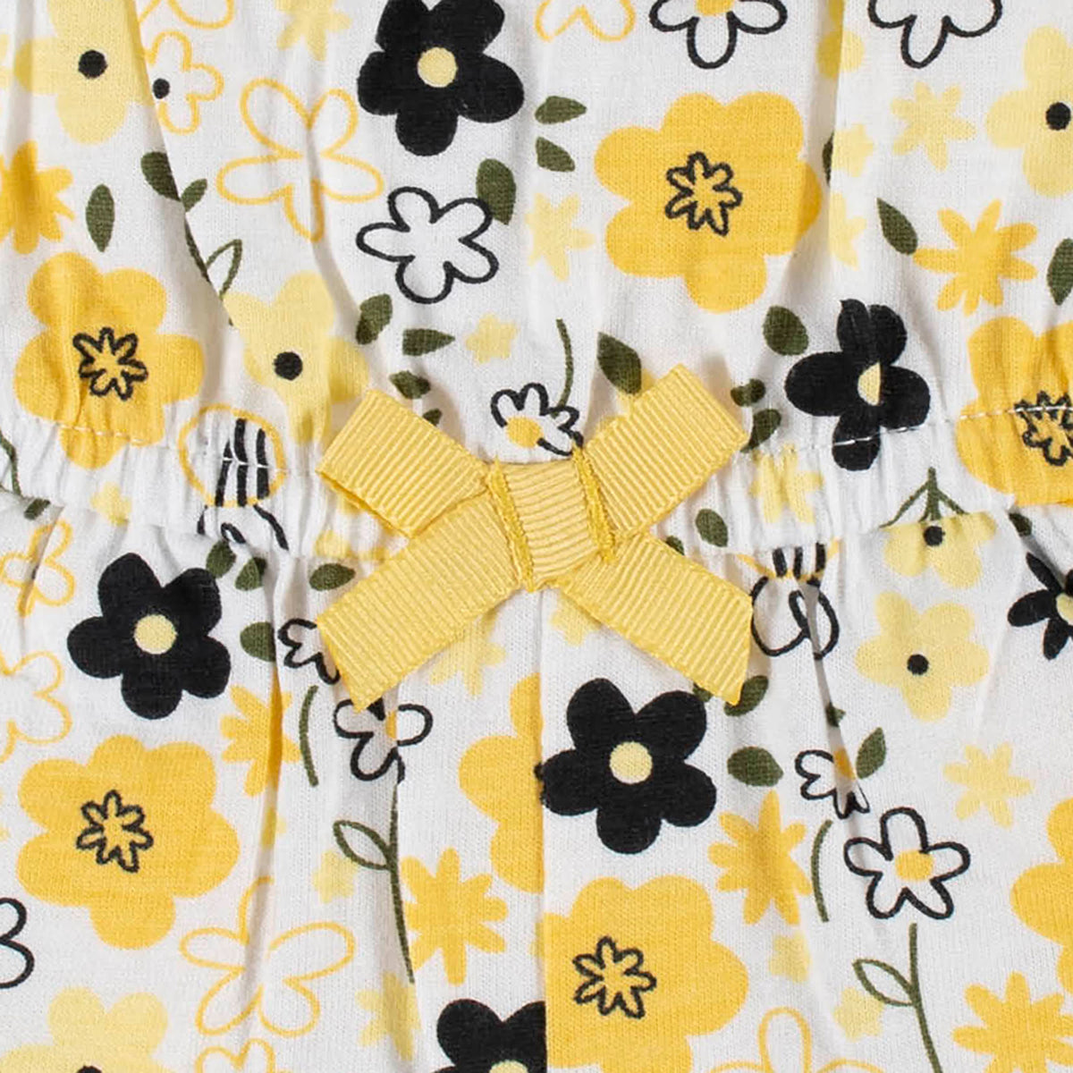2-Pack Baby & Toddler Girls Bee Garden Tank Rompers, view 8
