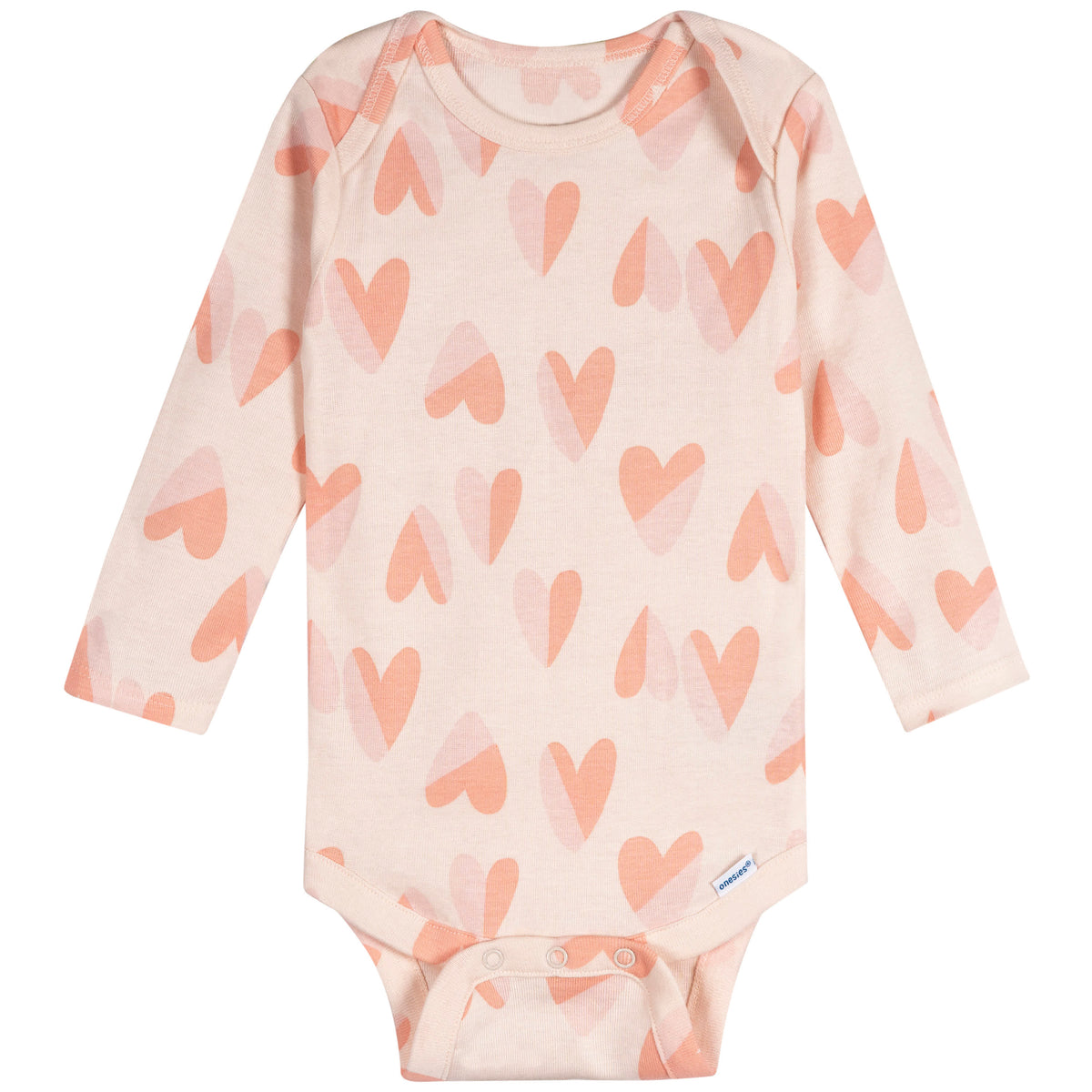 6-Pack Baby Girls Puppies Long Sleeve Onesies Bodysuits, view 2