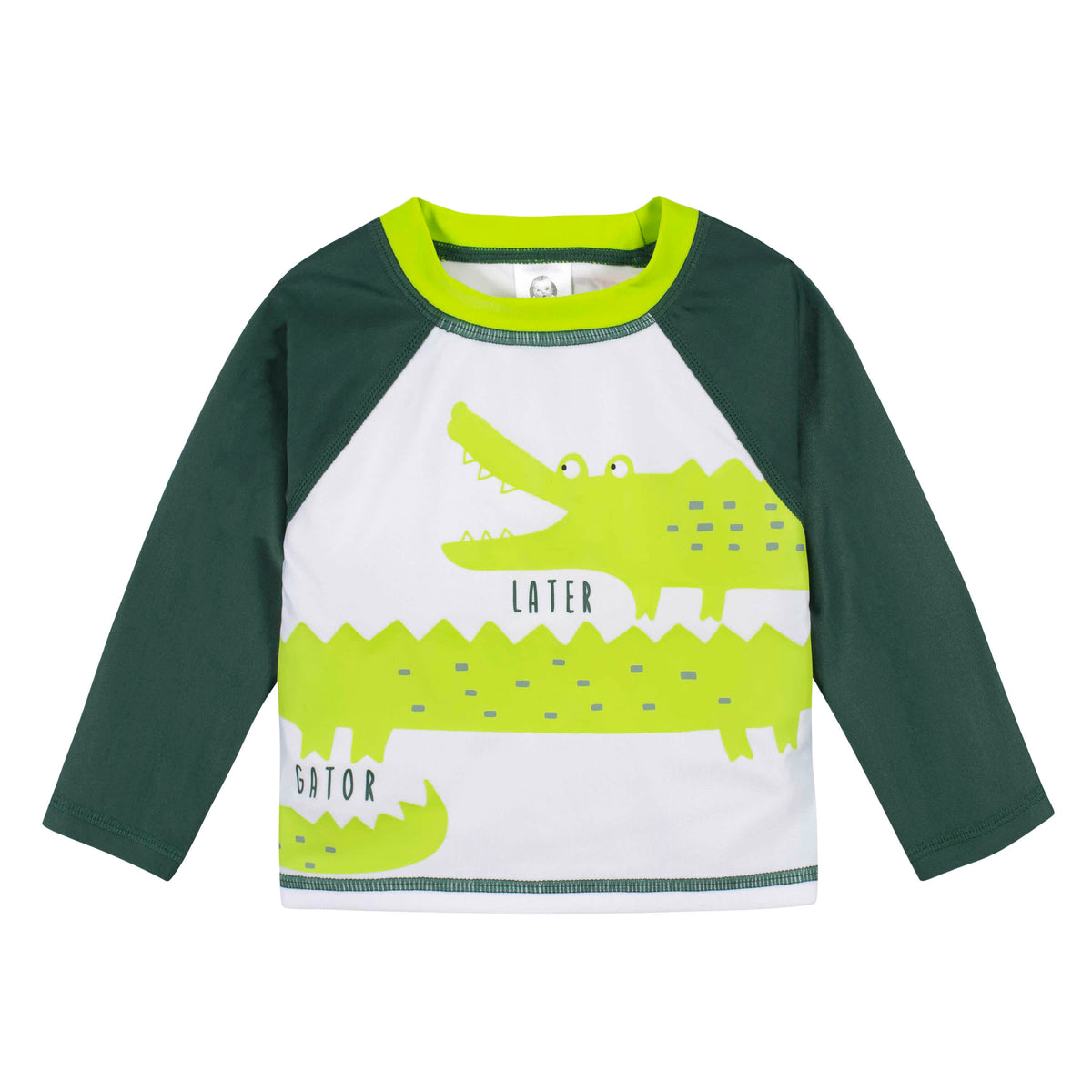 2-Piece Baby & Toddler Boys Later Gator Rash Guard & Swim Trunks Set, view 7