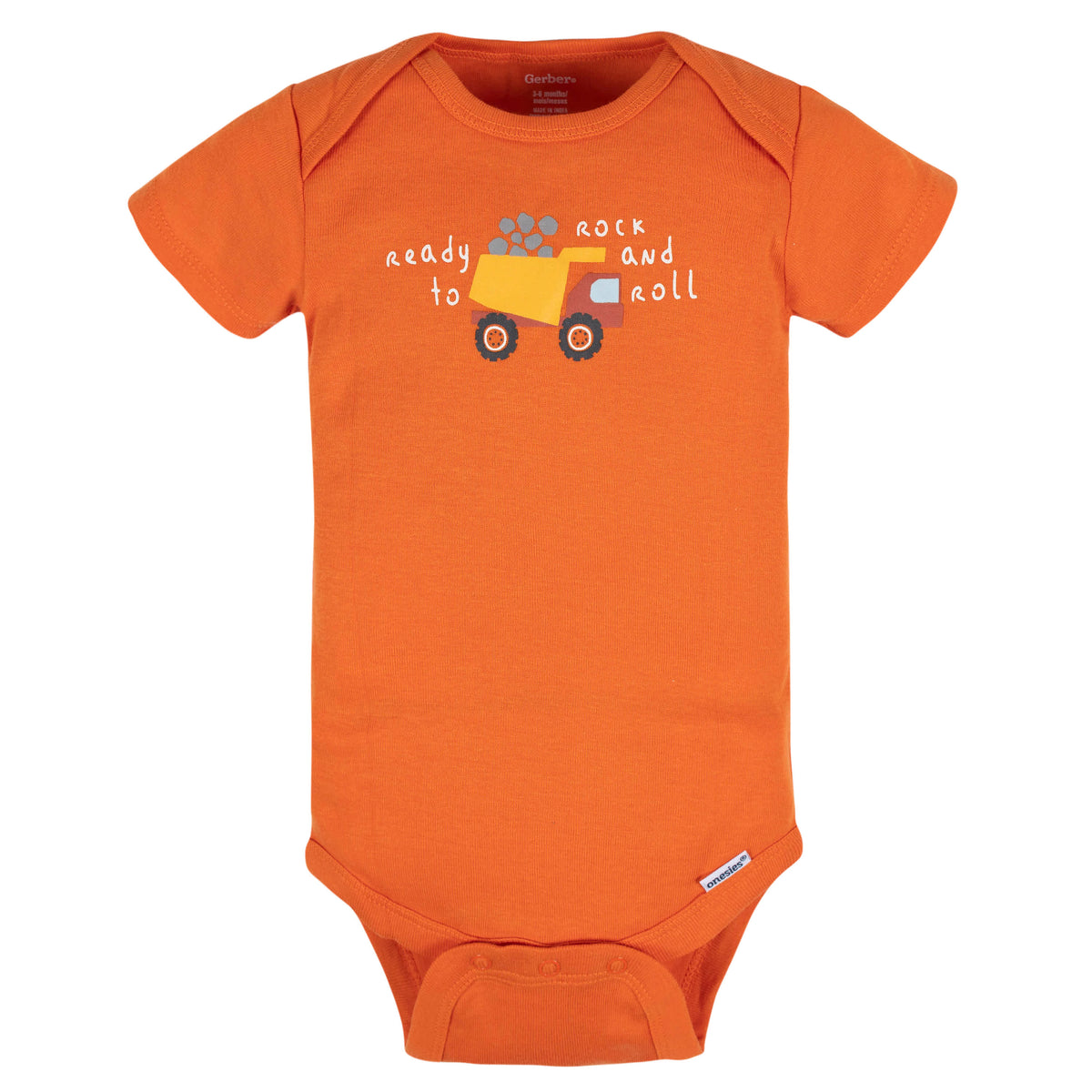 8-Pack Baby Boys Transportation Zone Onesies Bodysuits, view 9
