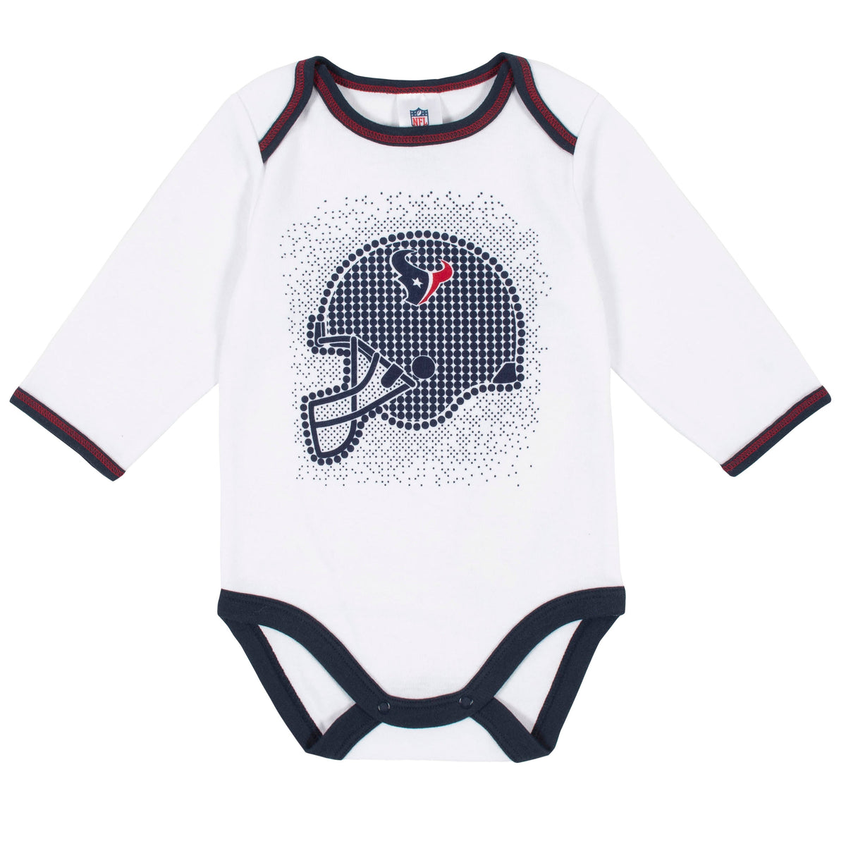 3-Piece Baby Boys Texans Bodysuit, Pant, and Cap Set, view 2