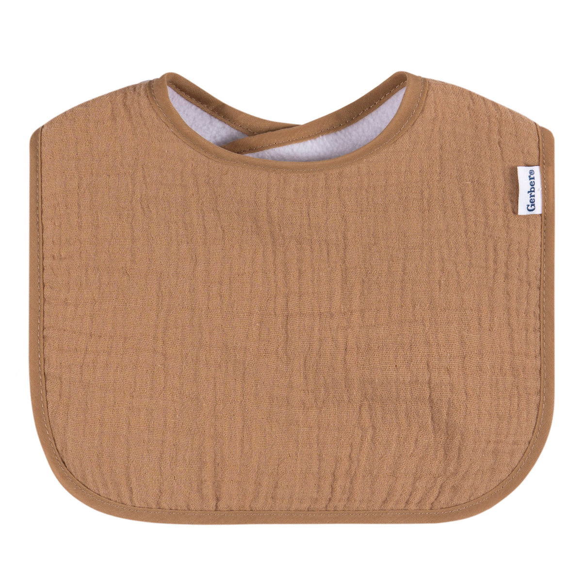 8-Pack Baby Neutral Multi Green Orange Drooling Bibs, view 5