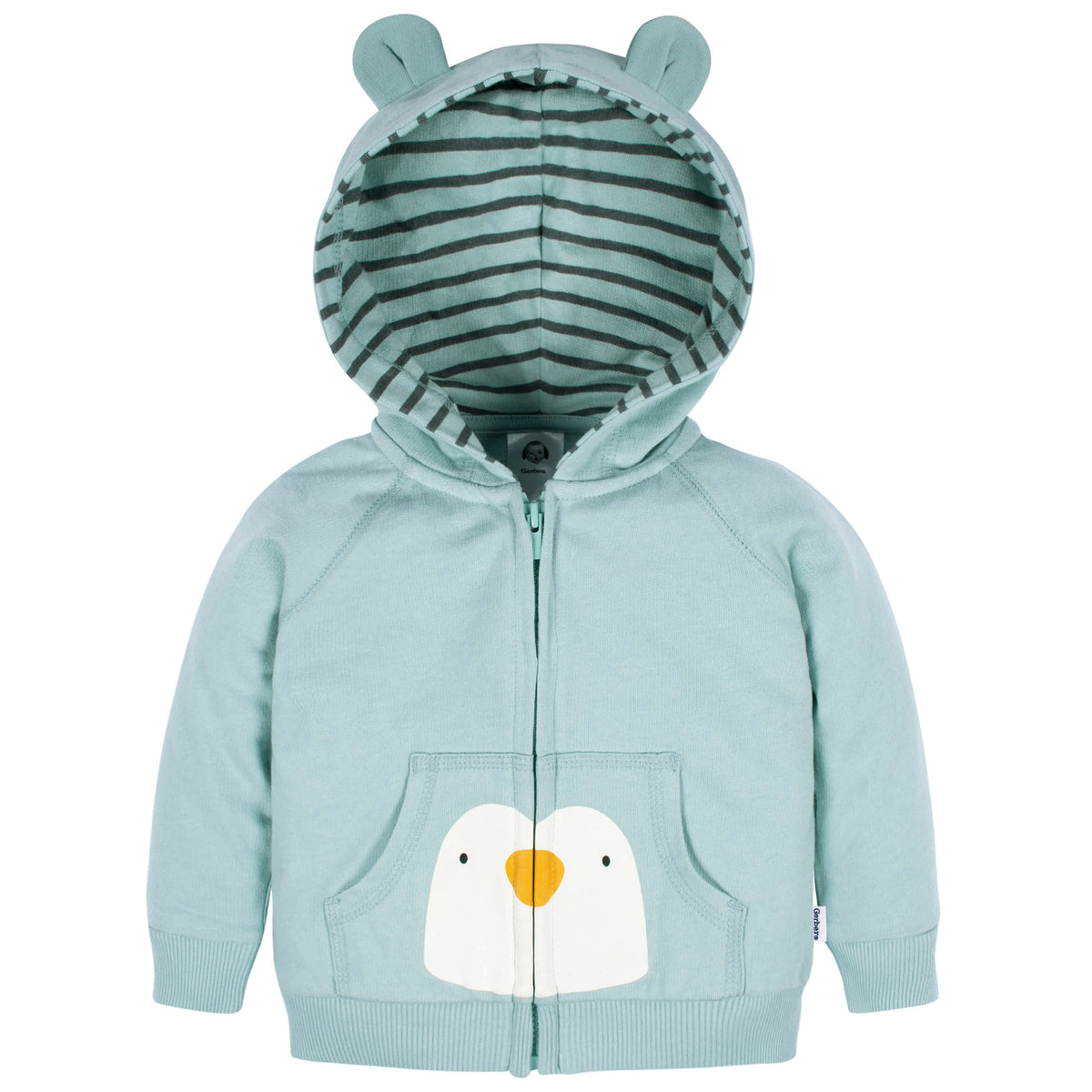 3-Piece Infant & Toddler Boys Penguin Hoodie, T-Shirt & Active Pant Set, view 2