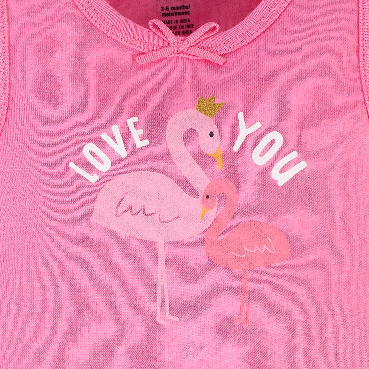 4-Pack Baby Girls Summer Blossom Tank Onesies Bodysuits, view 3