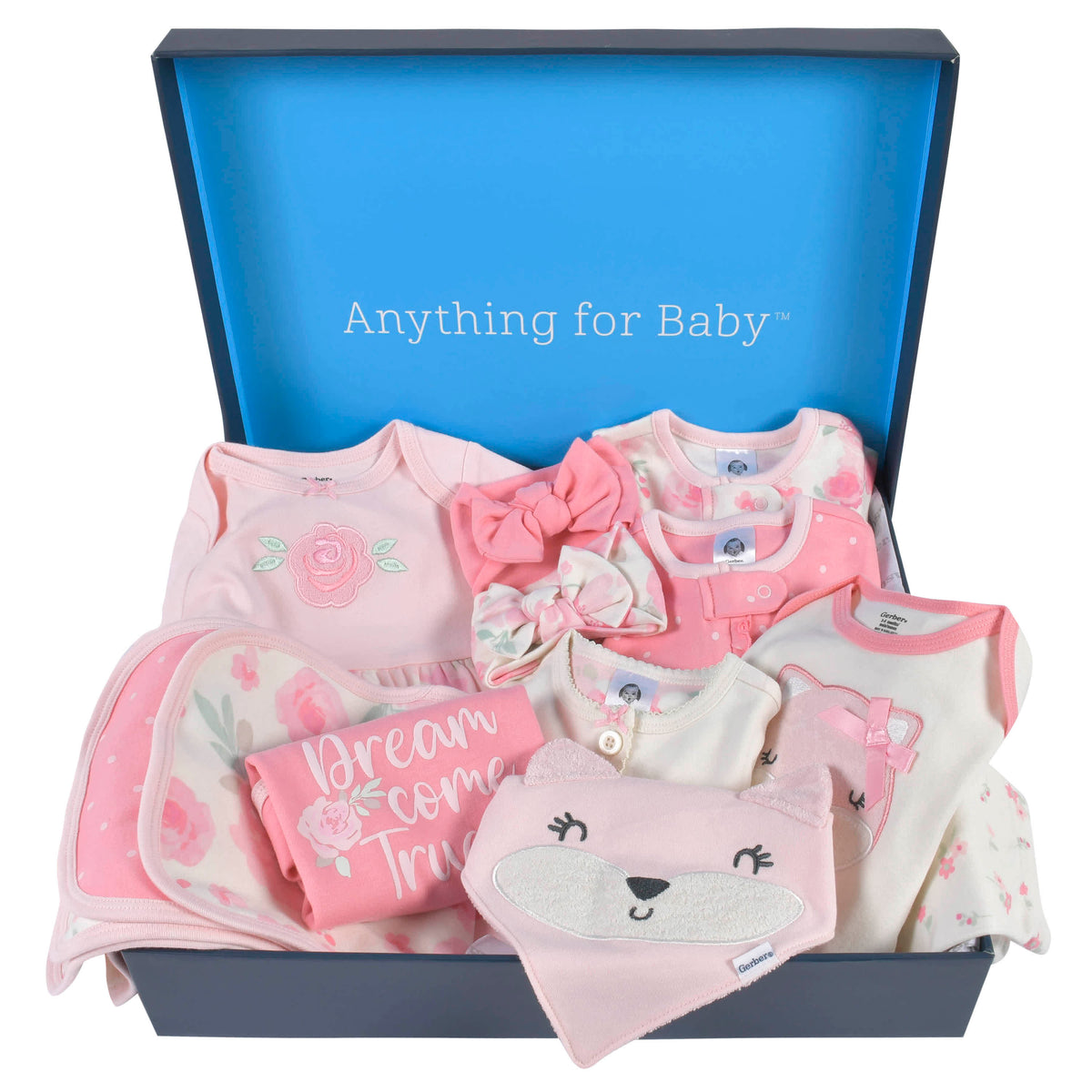 14-Piece Baby Girls Pink Playwear Gift Set