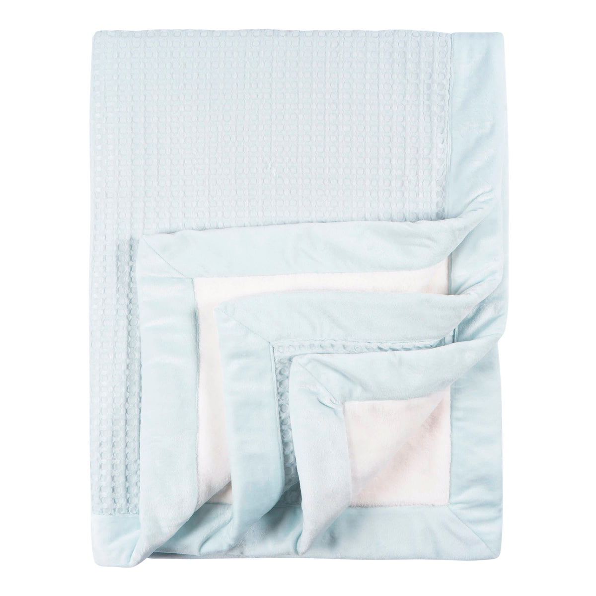 Baby Boys Blue Waffle Blanket