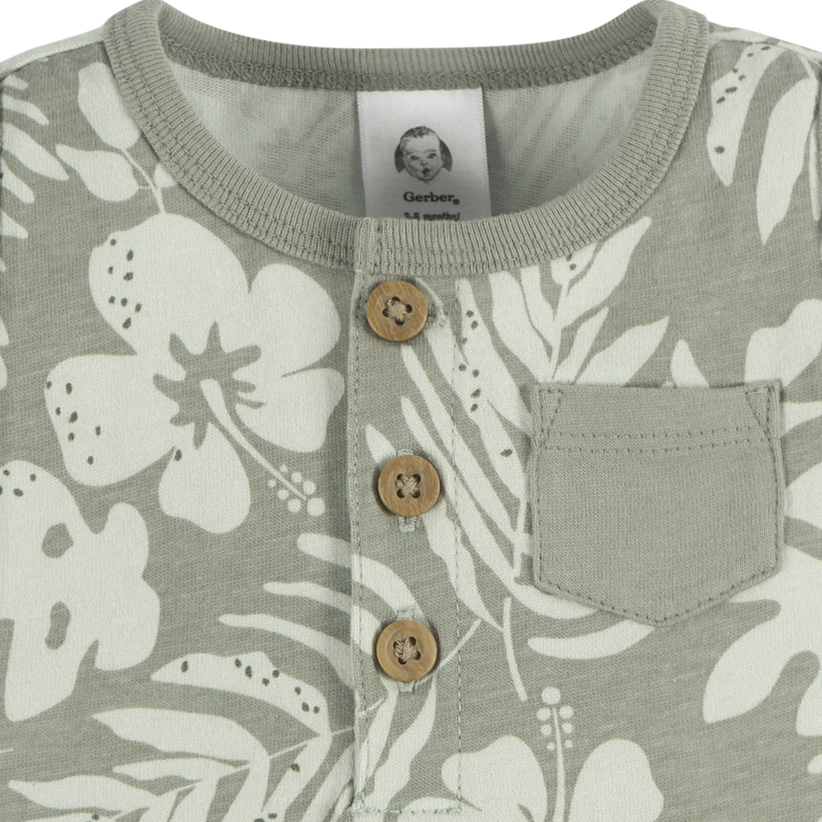2-Pack Baby Boys Tropical Romper, view 6