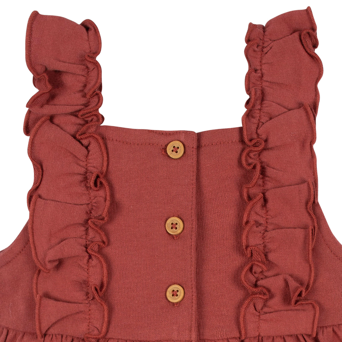 2-Piece Baby Girls Orange Leaves Jumper & Bodysuit Set, view 4