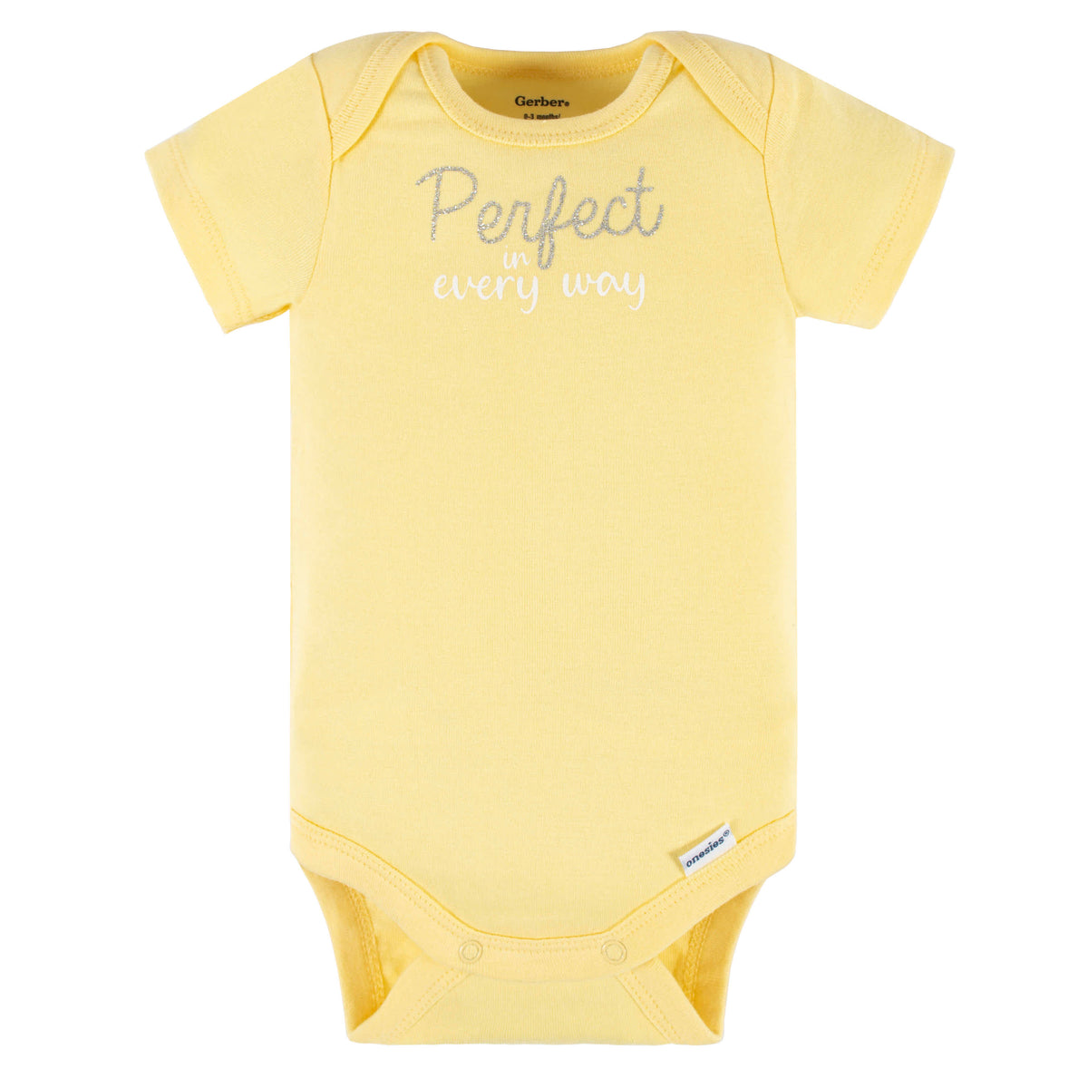 3-Piece Baby Girls Purrfectly Wild Short Sleeve Onesies Bodysuits & Pants Set, view 3