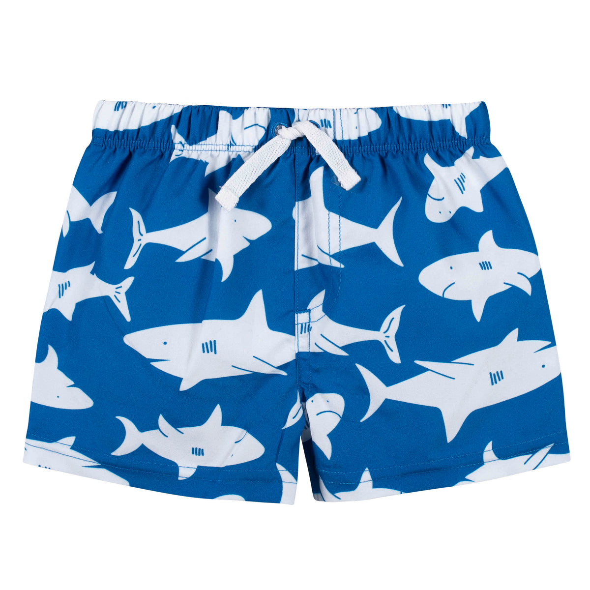 2-Piece Baby & Toddler Boys Shark Zone Rash Guard & Swim Trunks Set, view 2