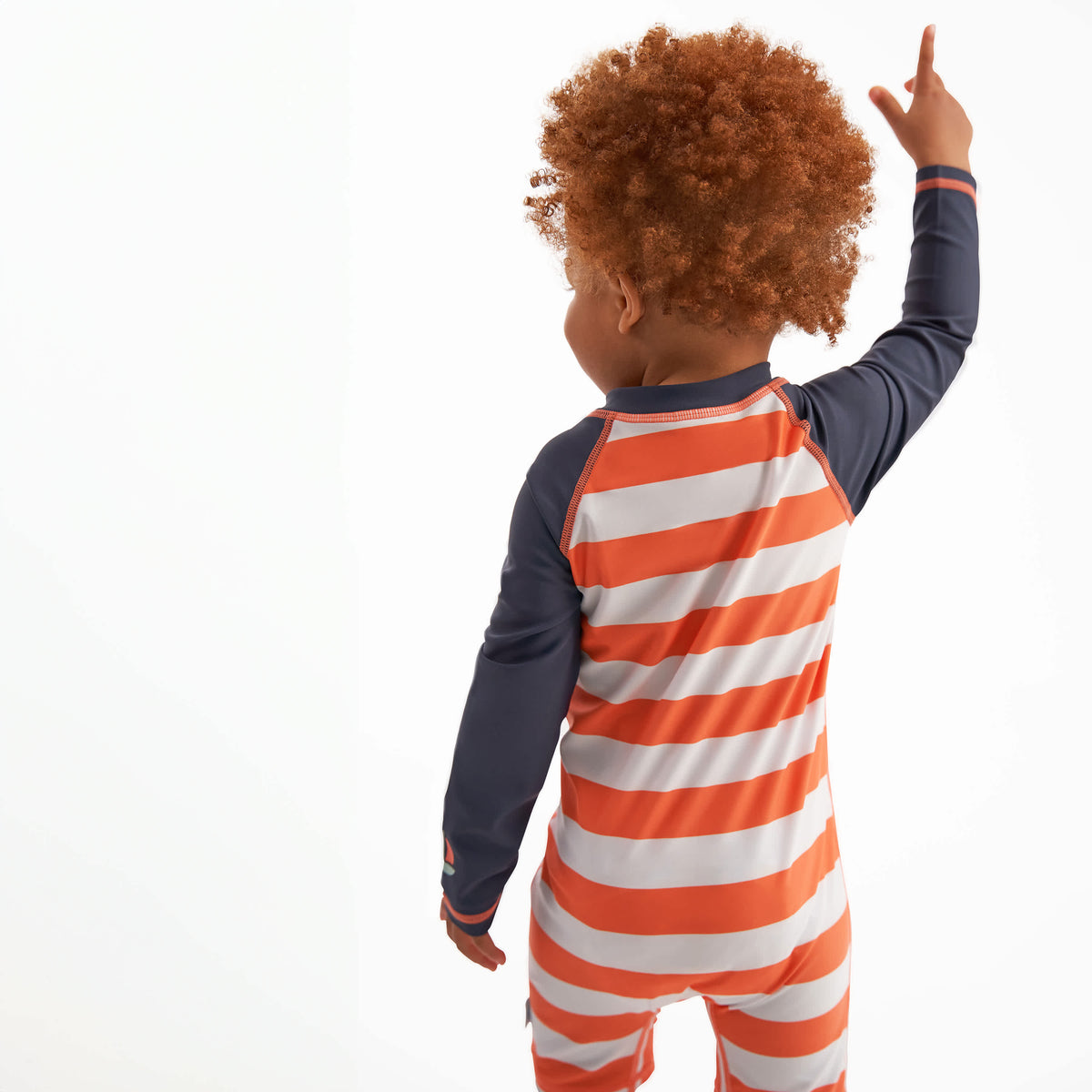 Toddler Boys Stripe Rashguard, view 3