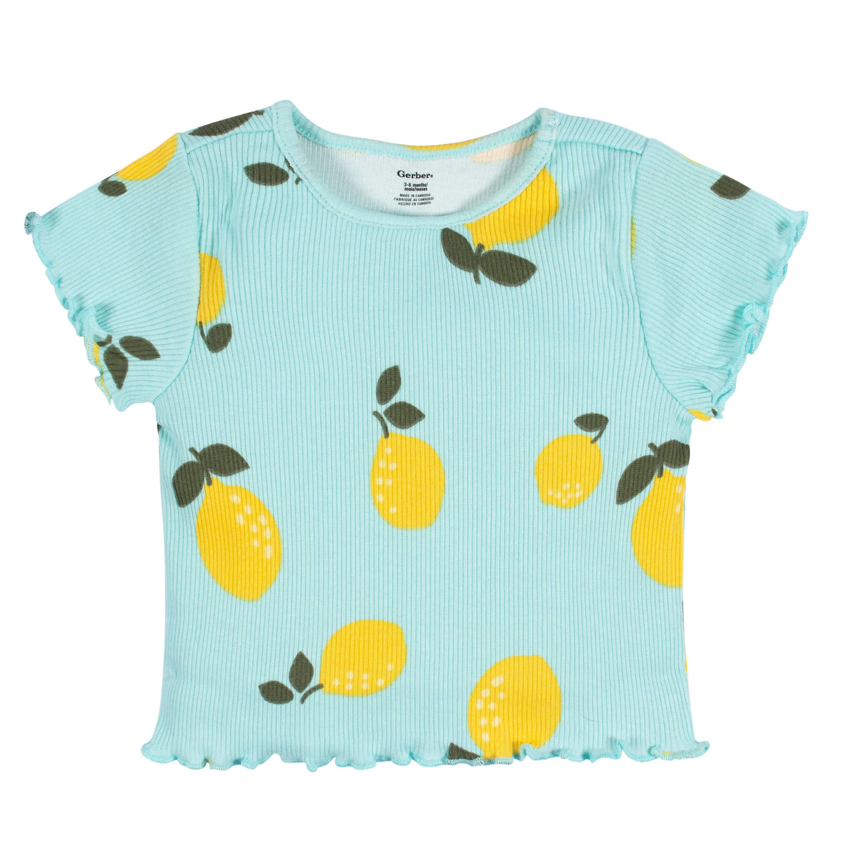 3-Pack Baby & Toddler Girls Picnic Day Dreams Short Sleeve Tees, view 6
